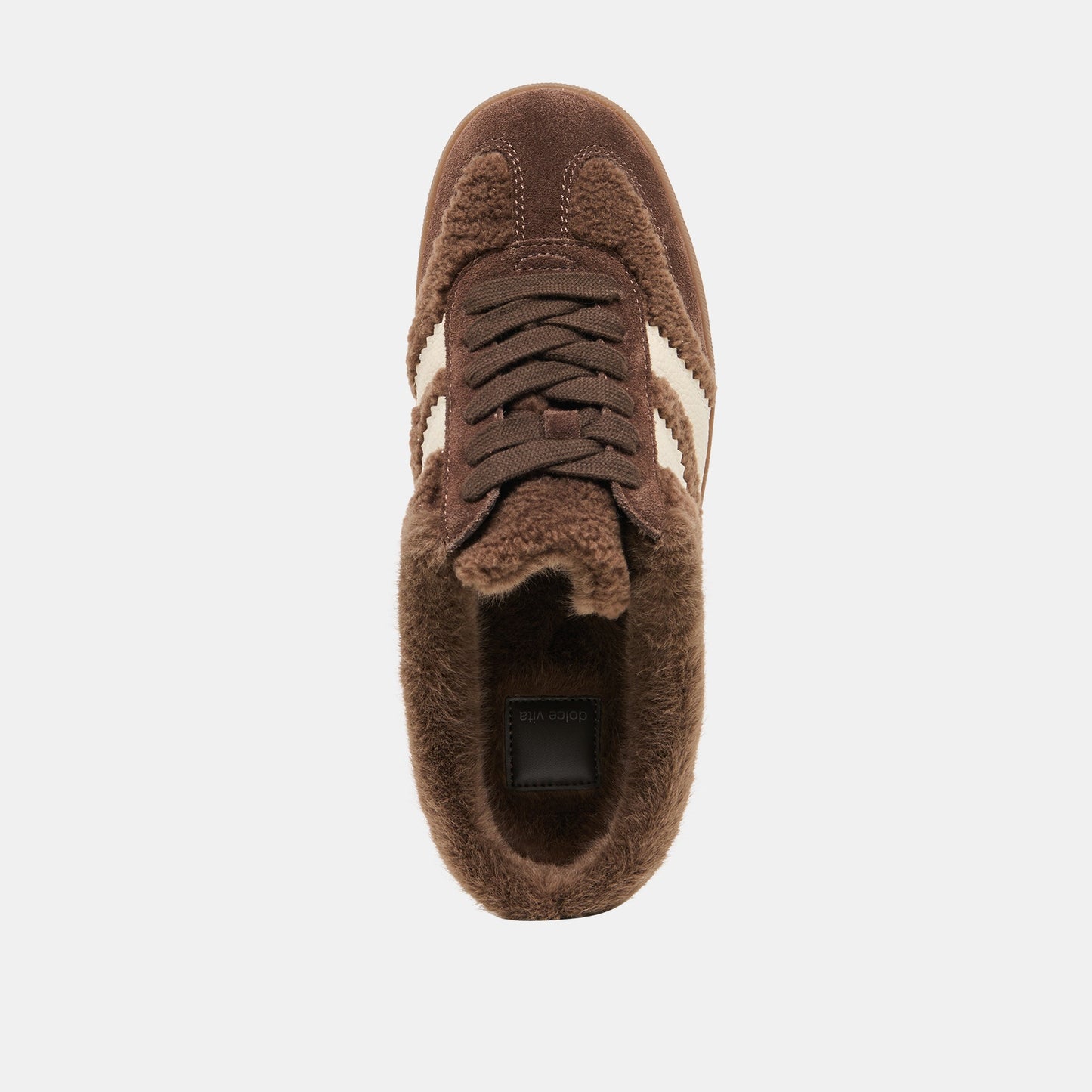 Dolce Vita Merit Slide Plush Dk Brown Plush Sneakers
