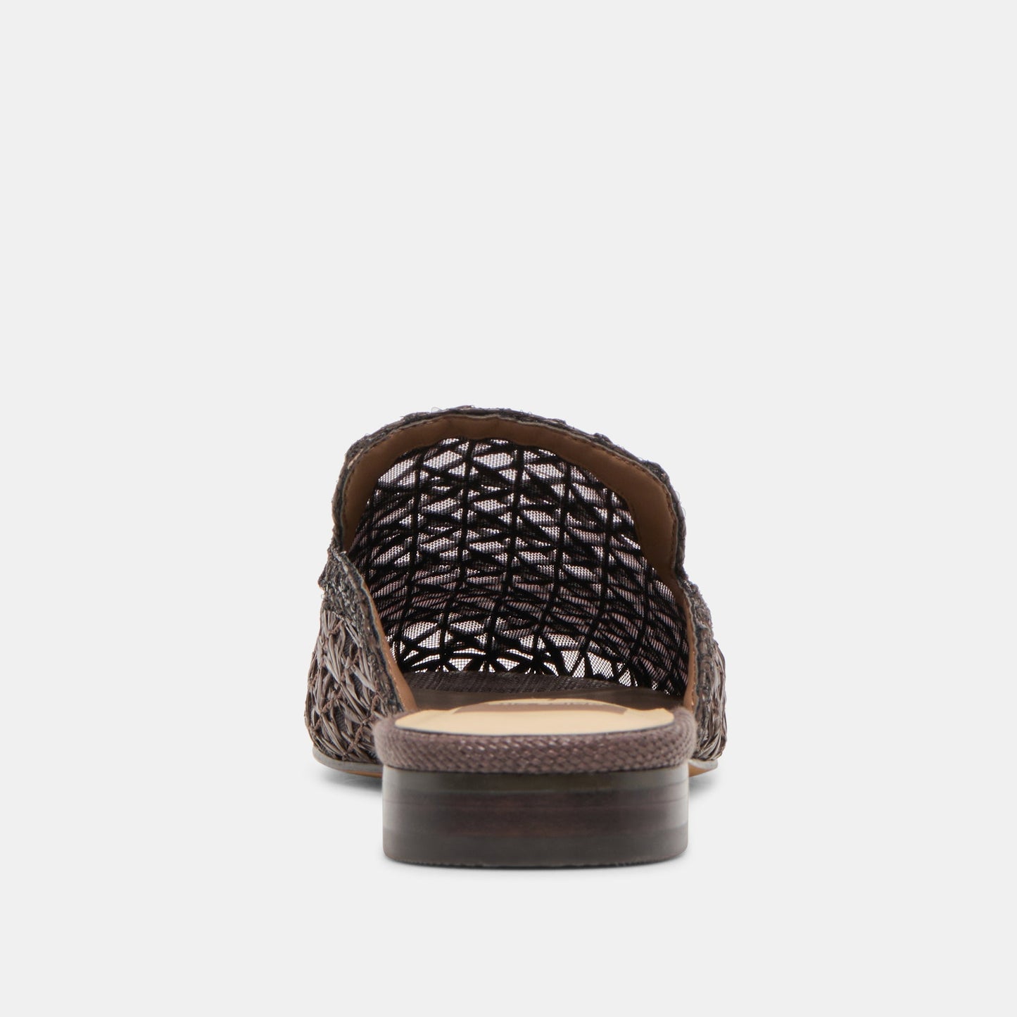 Dolce Vita Kirt Chocolate Cross Hatch Raffia Flats