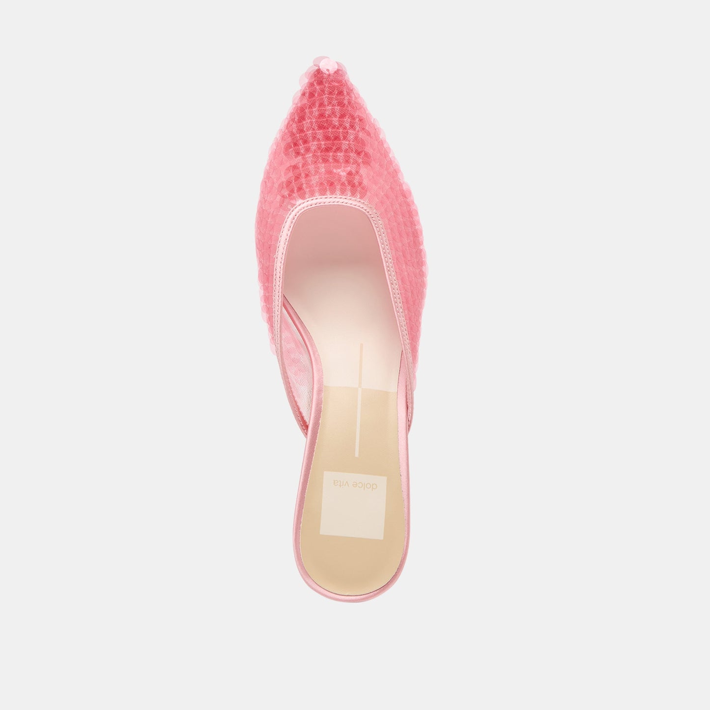 Dolce Vita Cleo Sequin Light Pink Sequin Heels