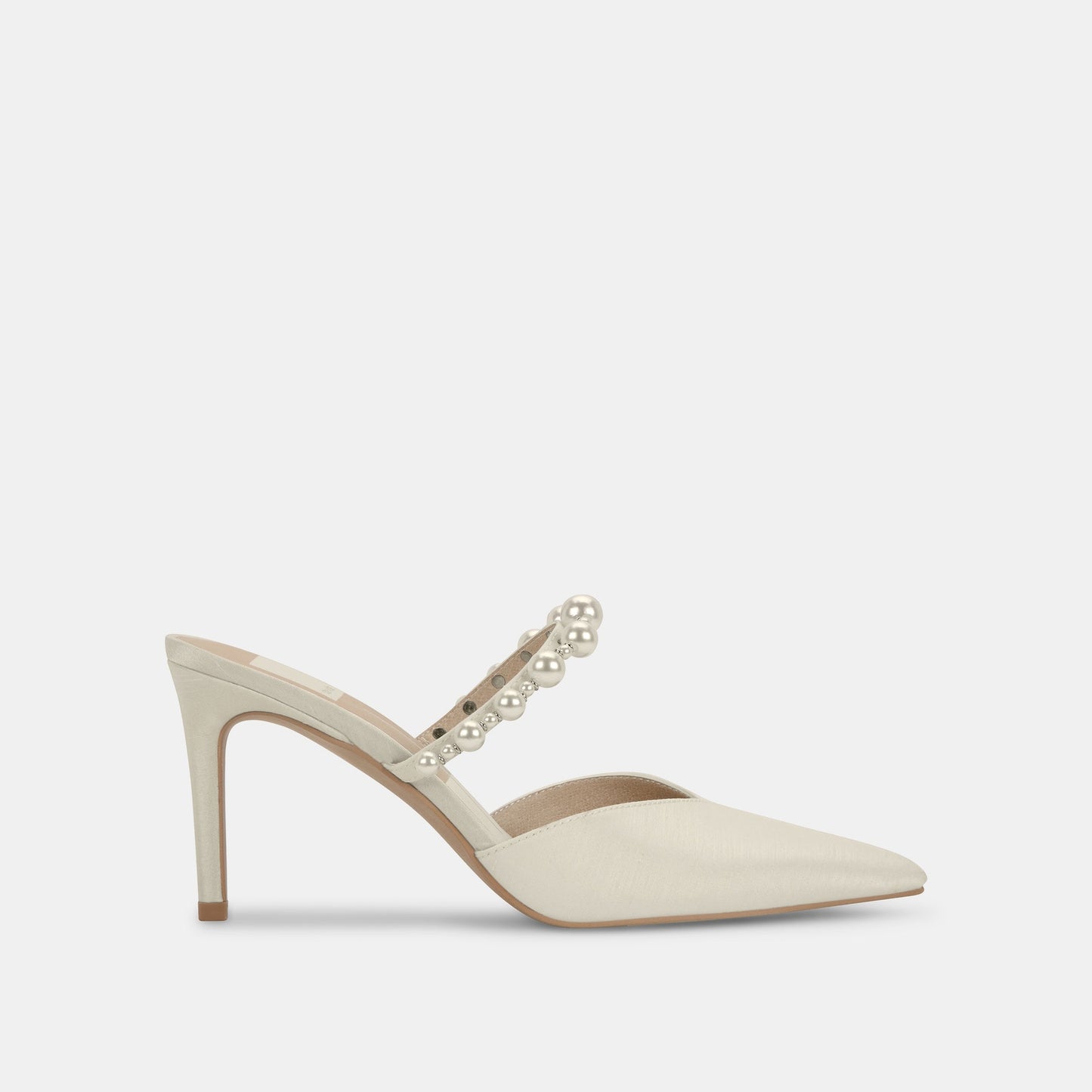 Dolce Vita KANIKA Pearl Heels Vanilla Silk | Vanilla Silk Pearl Tapered Heels
 – Dolce Vita