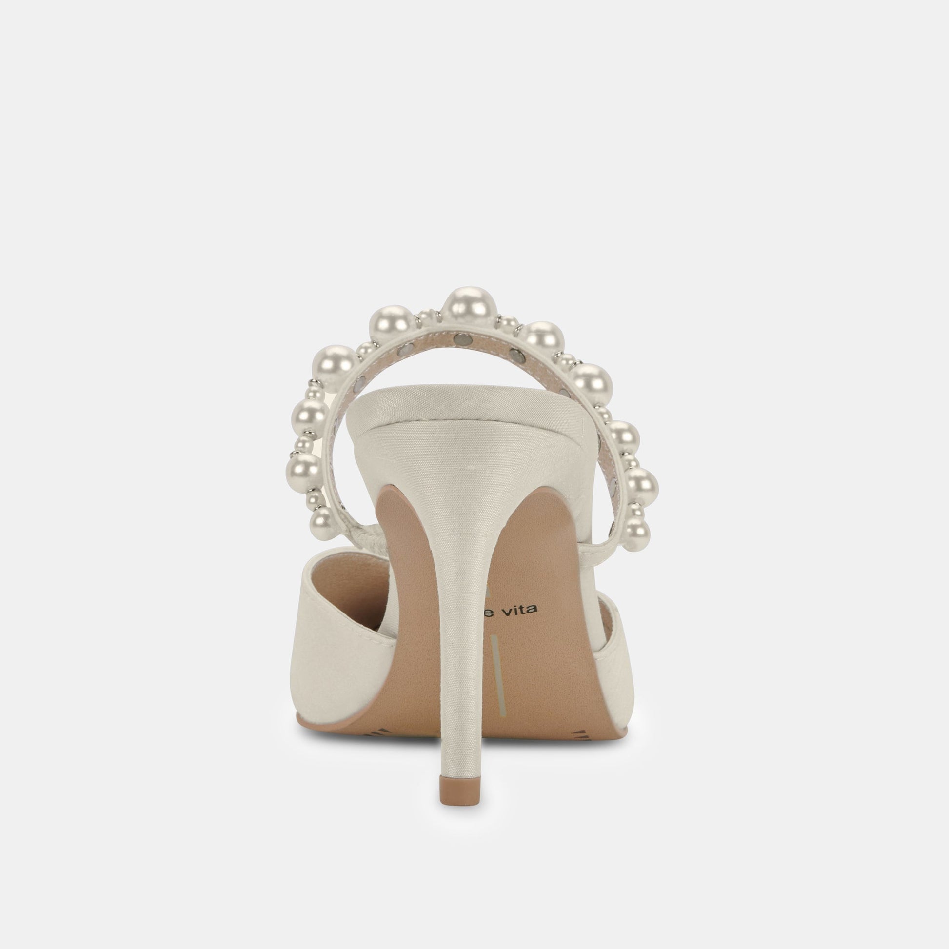 Dolce Vita KANIKA Pearl Heels Vanilla Silk | Vanilla Silk Pearl Tapered Heels
 – Dolce Vita