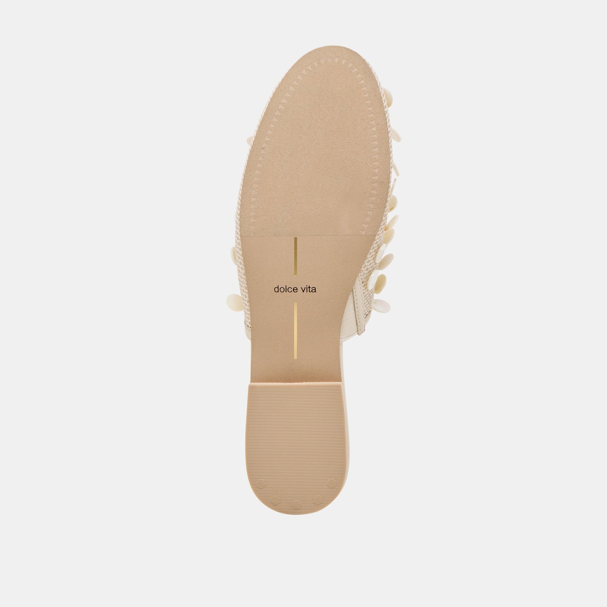 Dolce Vita Rova Bead Ivory Disc Mesh Flats