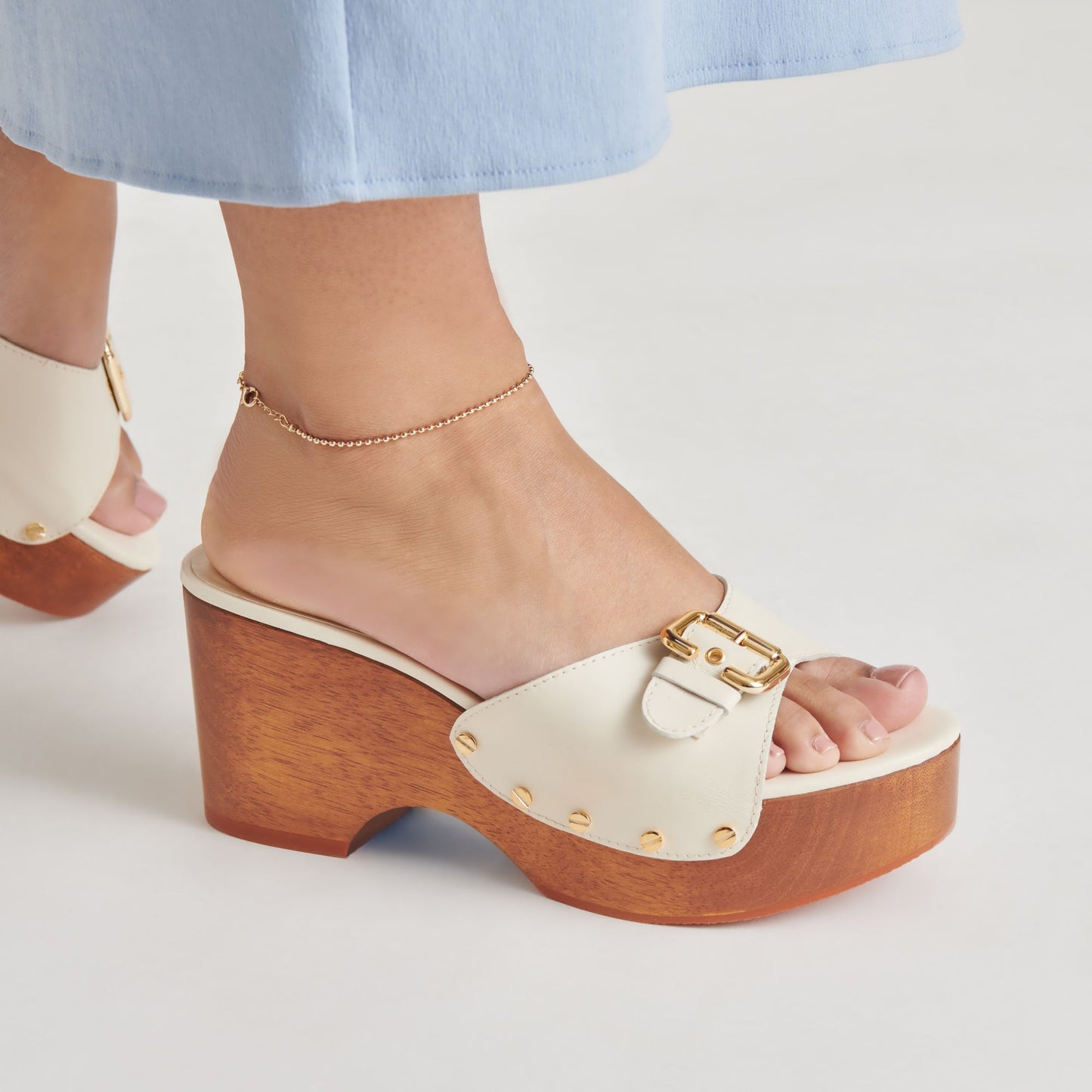 Dolce Vita YALAH HEELS OFF WHITE LEATHER
 – Dolce Vita