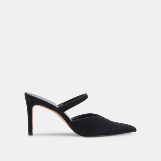 Dolce Vita KANIKA WIDE HEELS ONYX SUEDE
 – Dolce Vita
