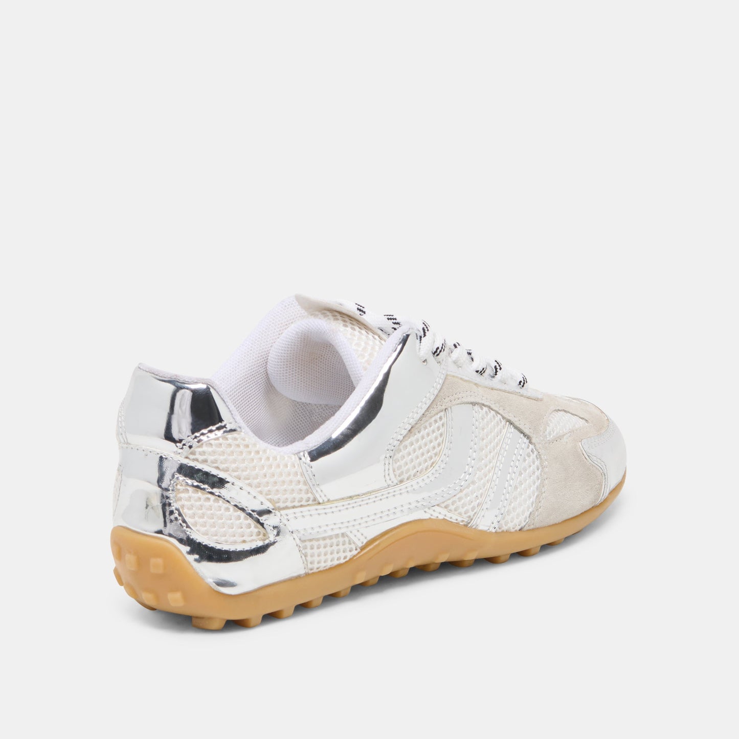 Dolce Vita Myles Silver Multi Leather Sneakers