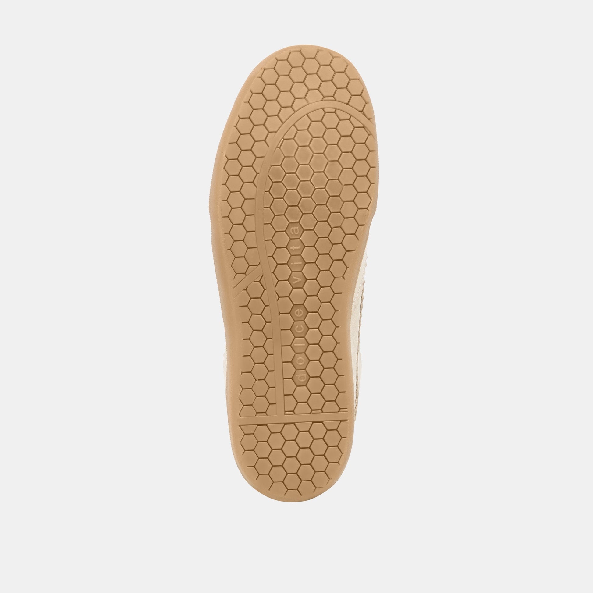Dolce Vita Merit Velcro Ivory Leather Sneakers