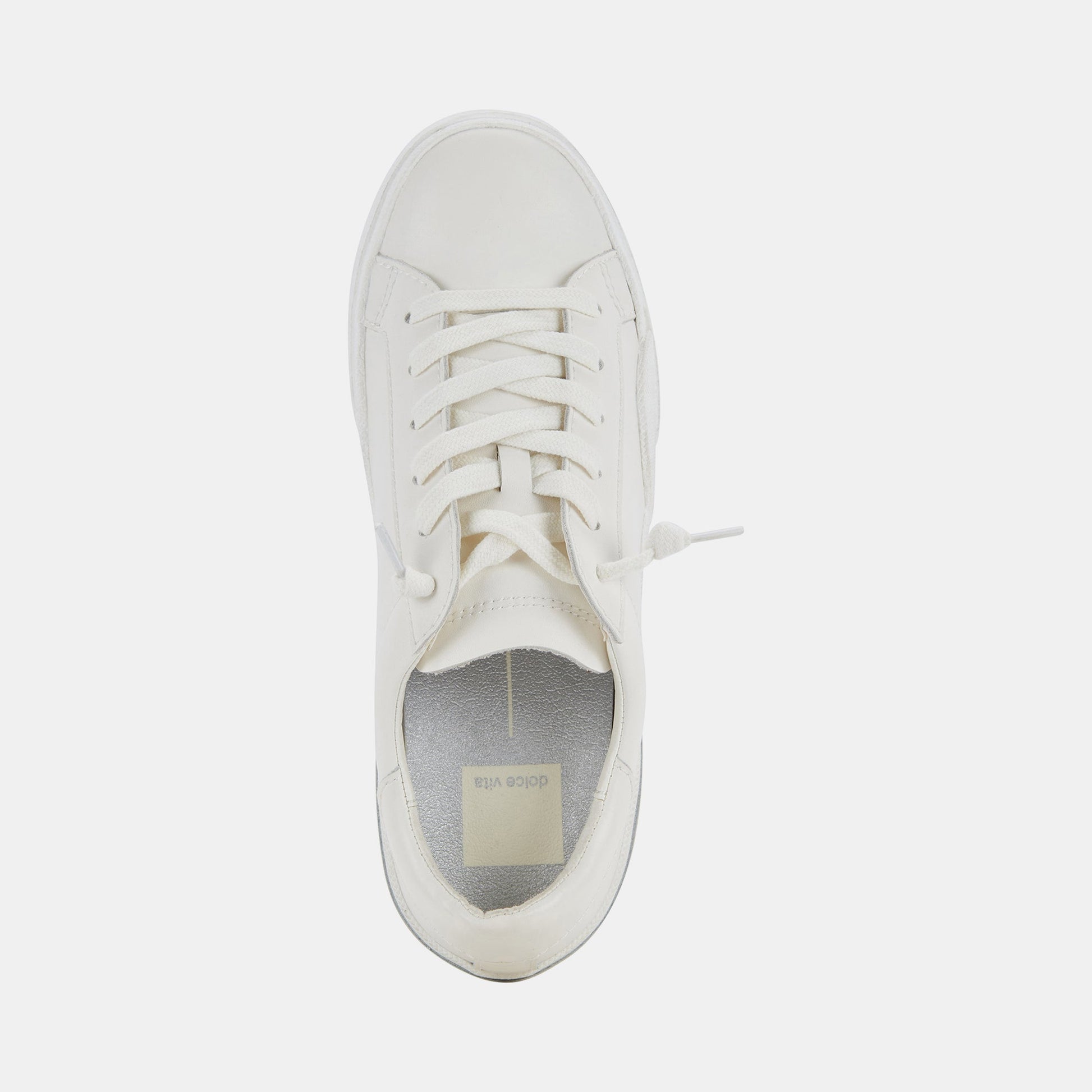 Dolce Vita Zina 306 Sneakers White Recycled Leather | White Leather Sneakers
 – Dolce Vita