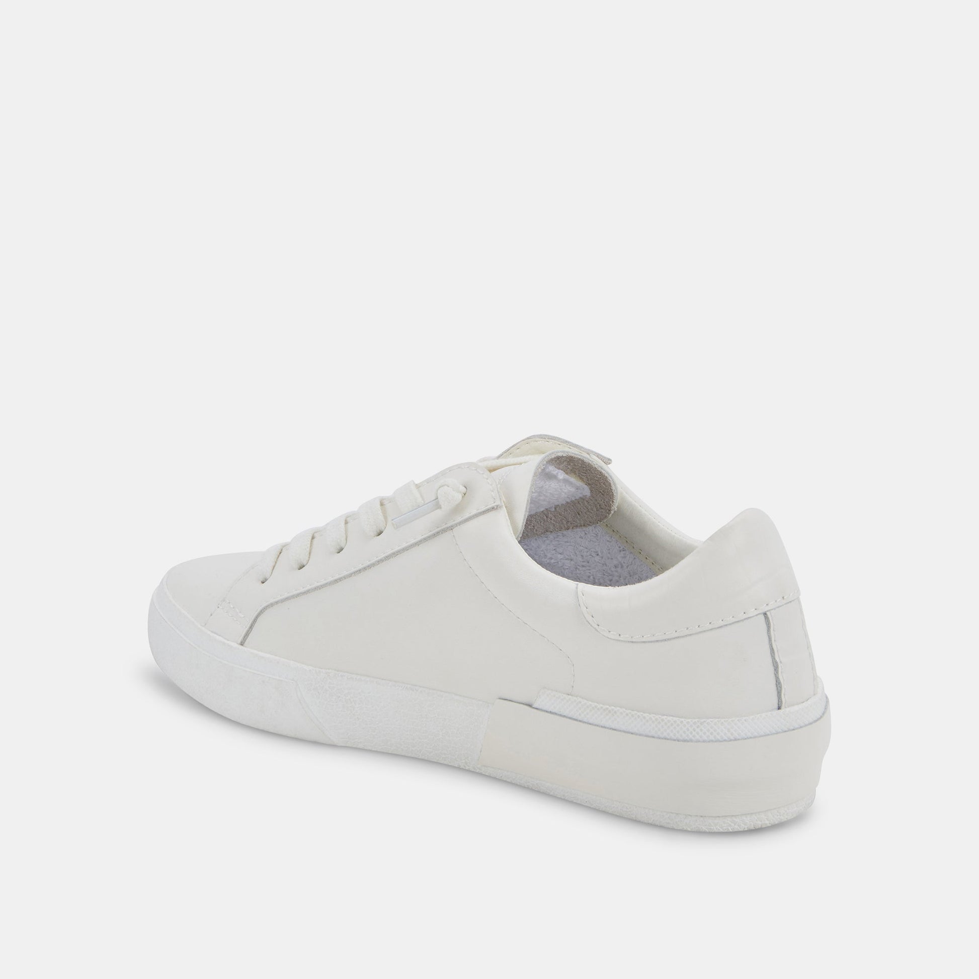 Dolce Vita Zina 306 Sneakers White Recycled Leather | White Leather Sneakers
 – Dolce Vita