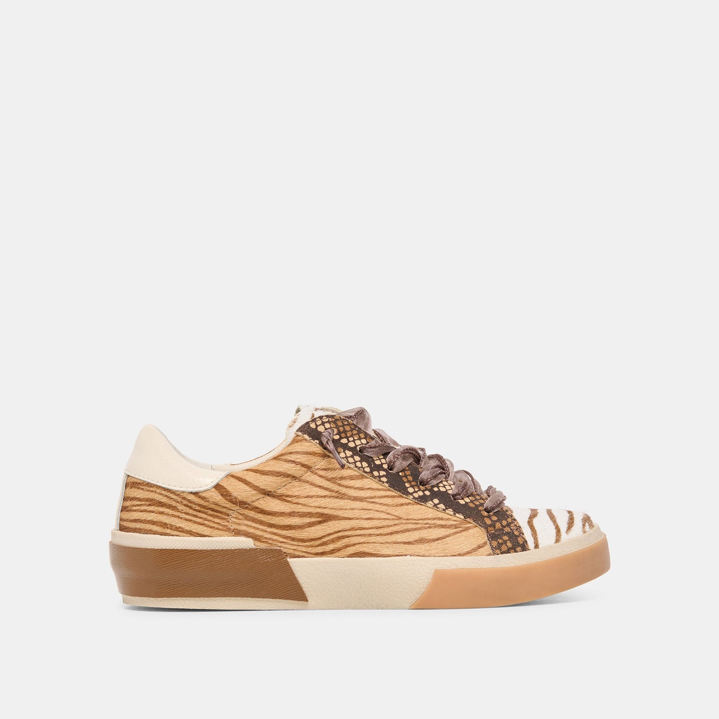 Dolce Vita Zina Zebra Multi Calf Hair Sneakers