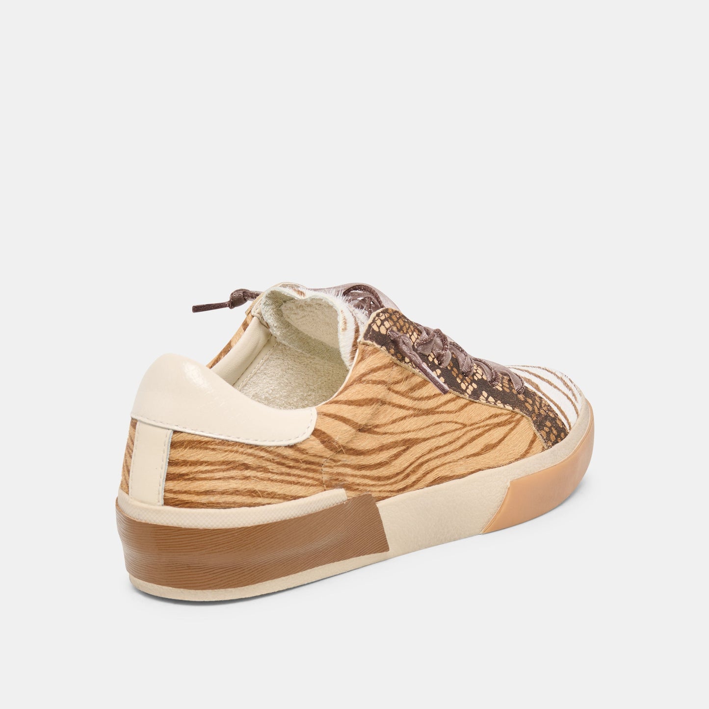 Dolce Vita Zina Zebra Multi Calf Hair Sneakers