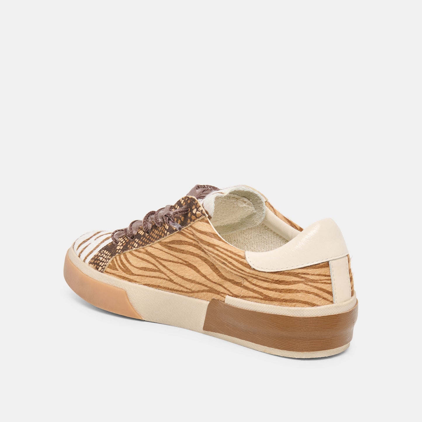 Dolce Vita Zina Zebra Multi Calf Hair Sneakers