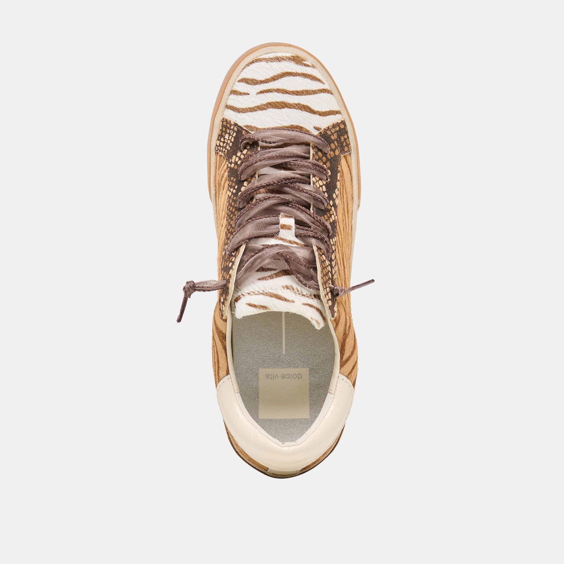 Dolce Vita Zina Zebra Multi Calf Hair Sneakers