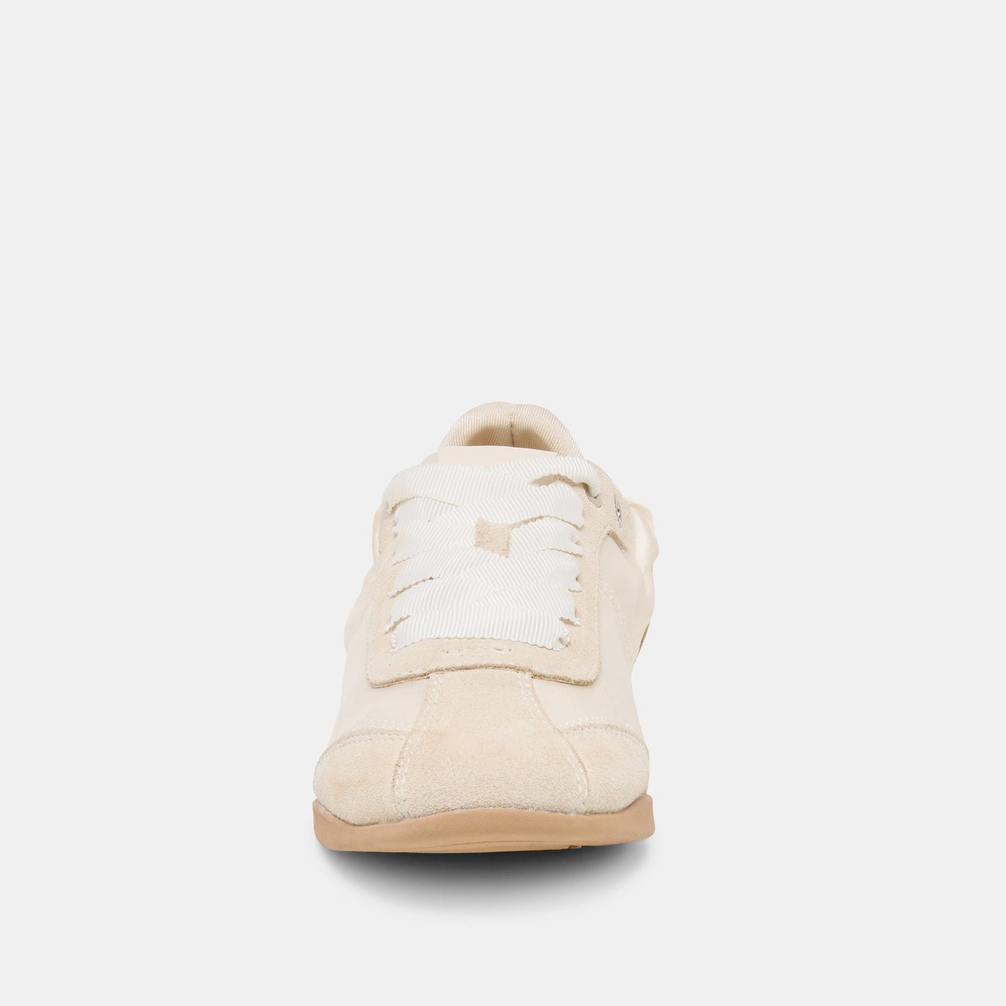 Dolce Vita Dakoda Off White Satin Sneakers