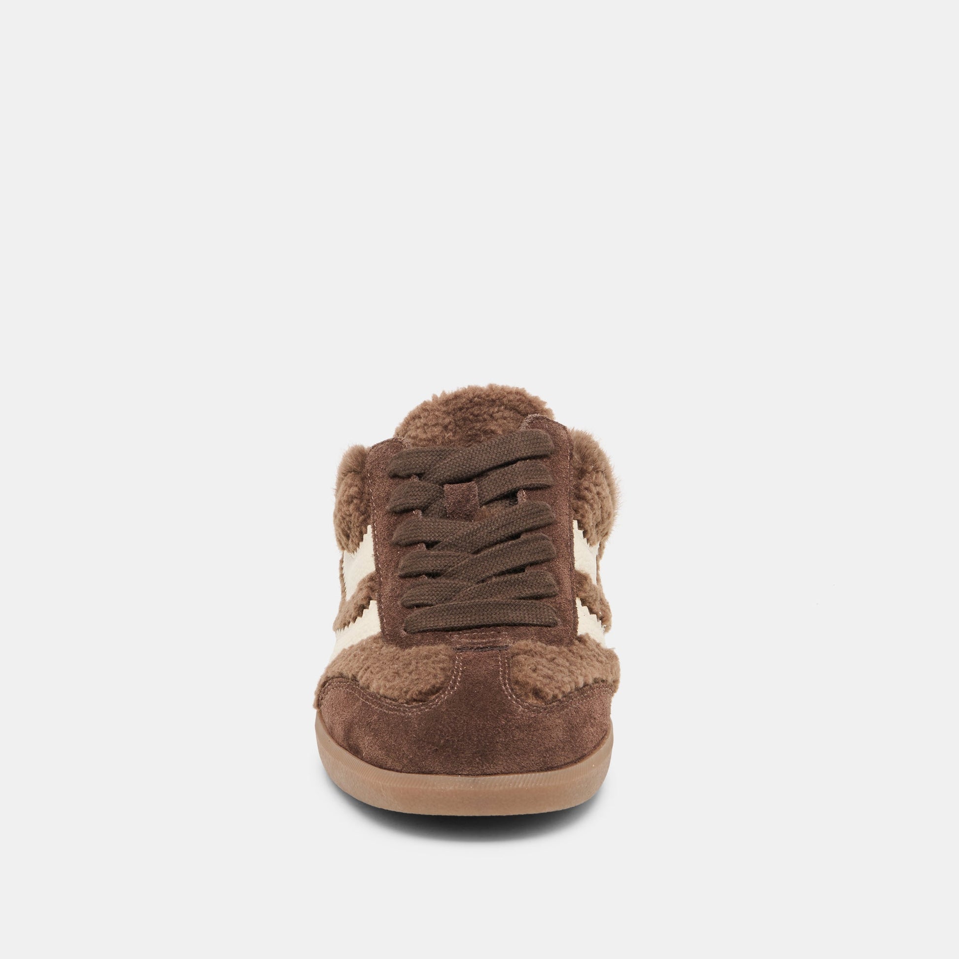 Dolce Vita Merit Slide Plush Dk Brown Plush Sneakers