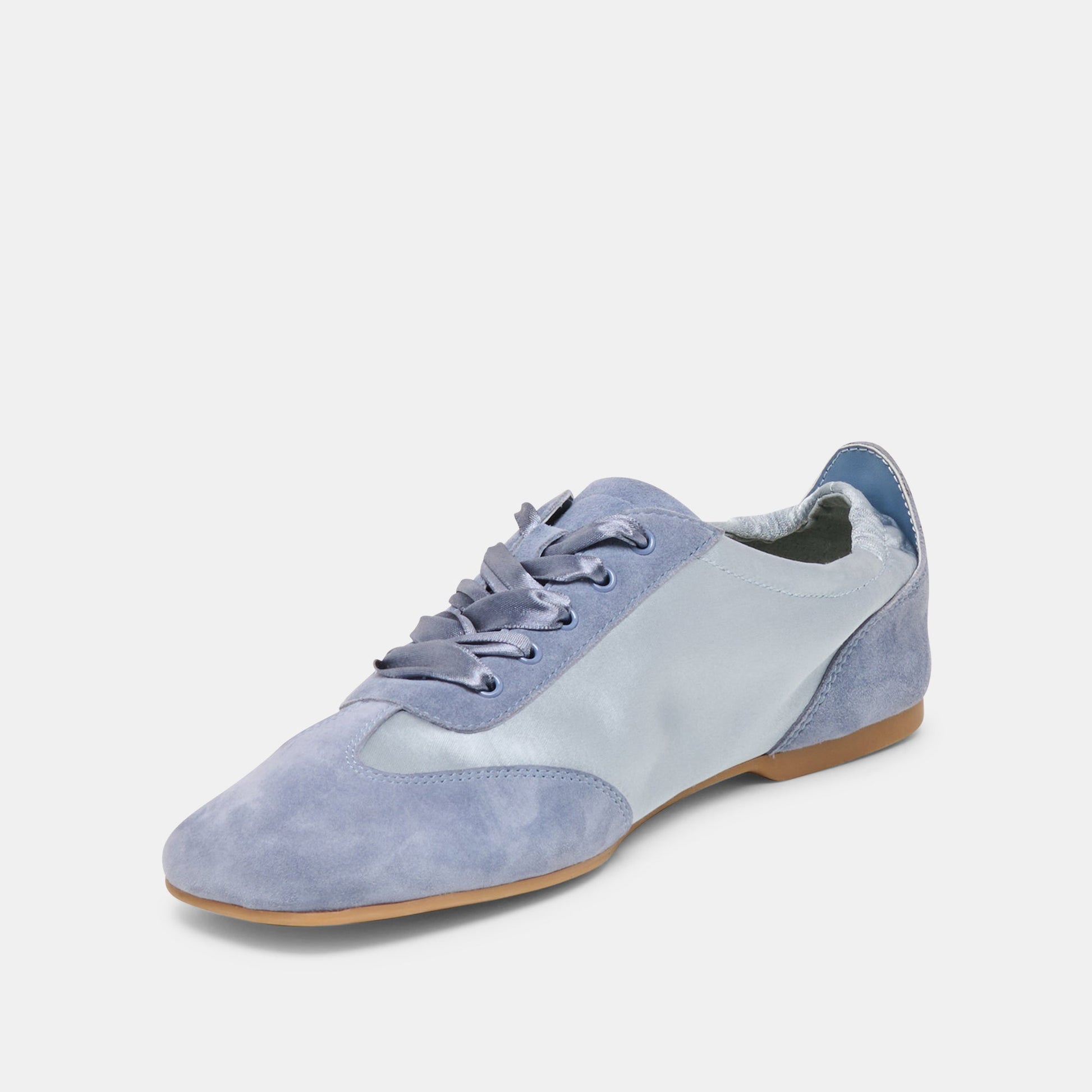 Dolce Vita Itzy Periwinkle Satin Sneakers