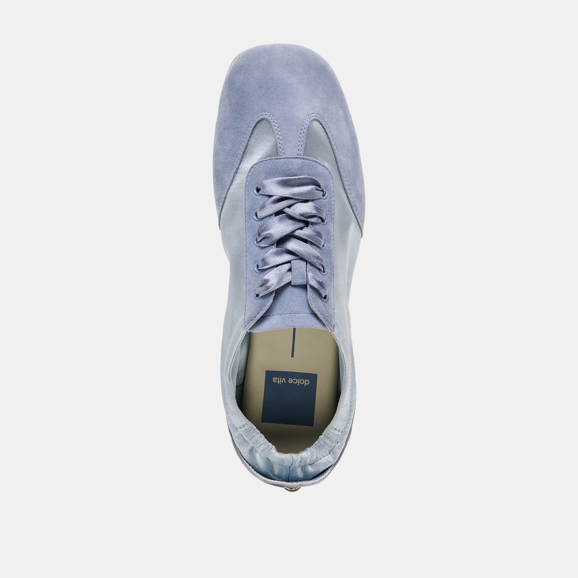 Dolce Vita Itzy Periwinkle Satin Sneakers