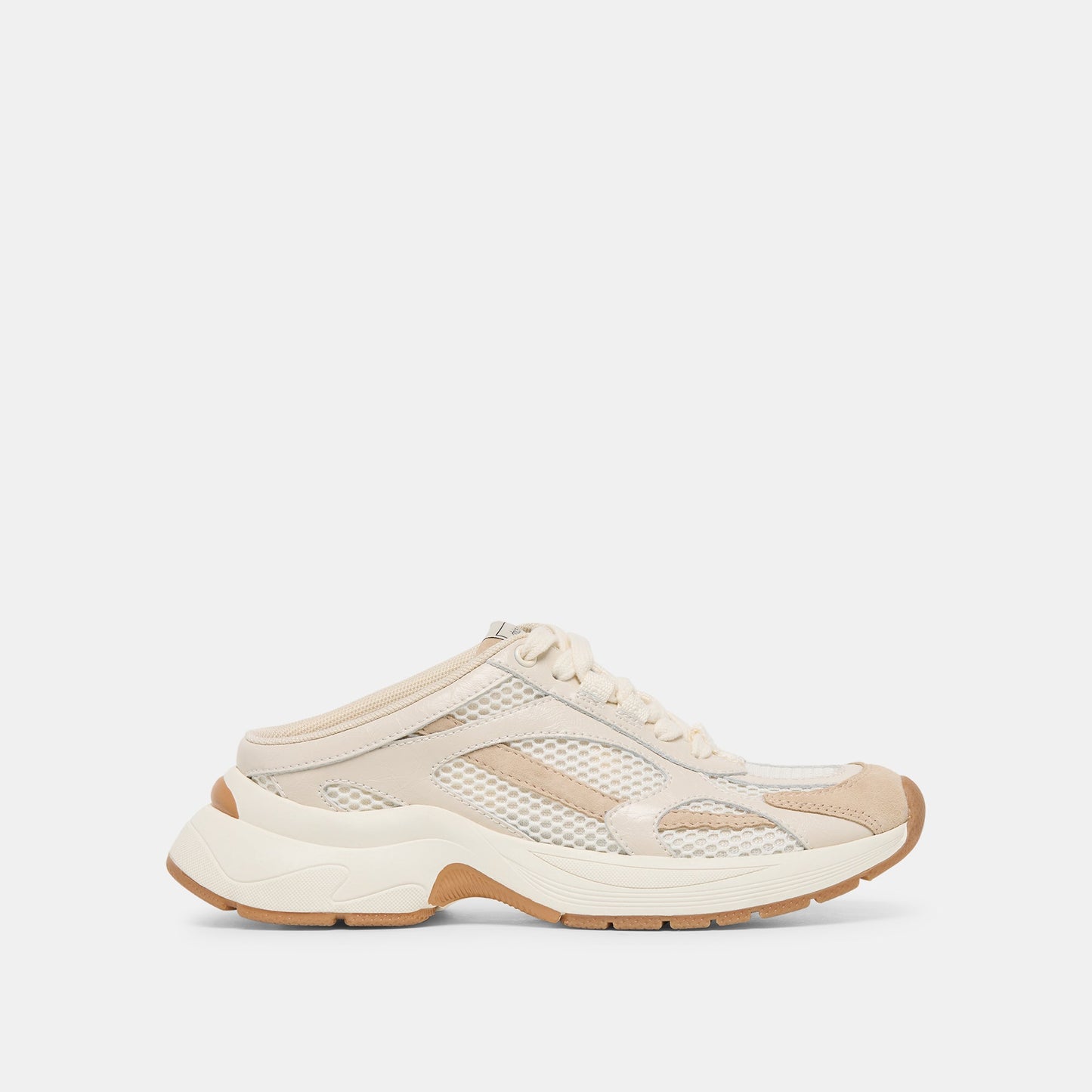 Dolce Vita SWAYZY Ivory Multi Suede Platform Slip-on Sneakers