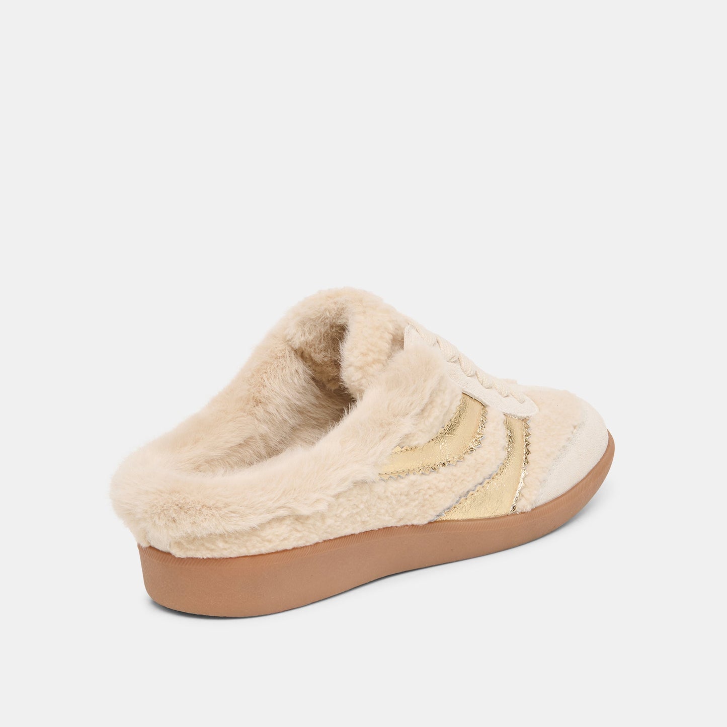 Dolce Vita Merit Slide Plush Natural Multi Plush Sneakers