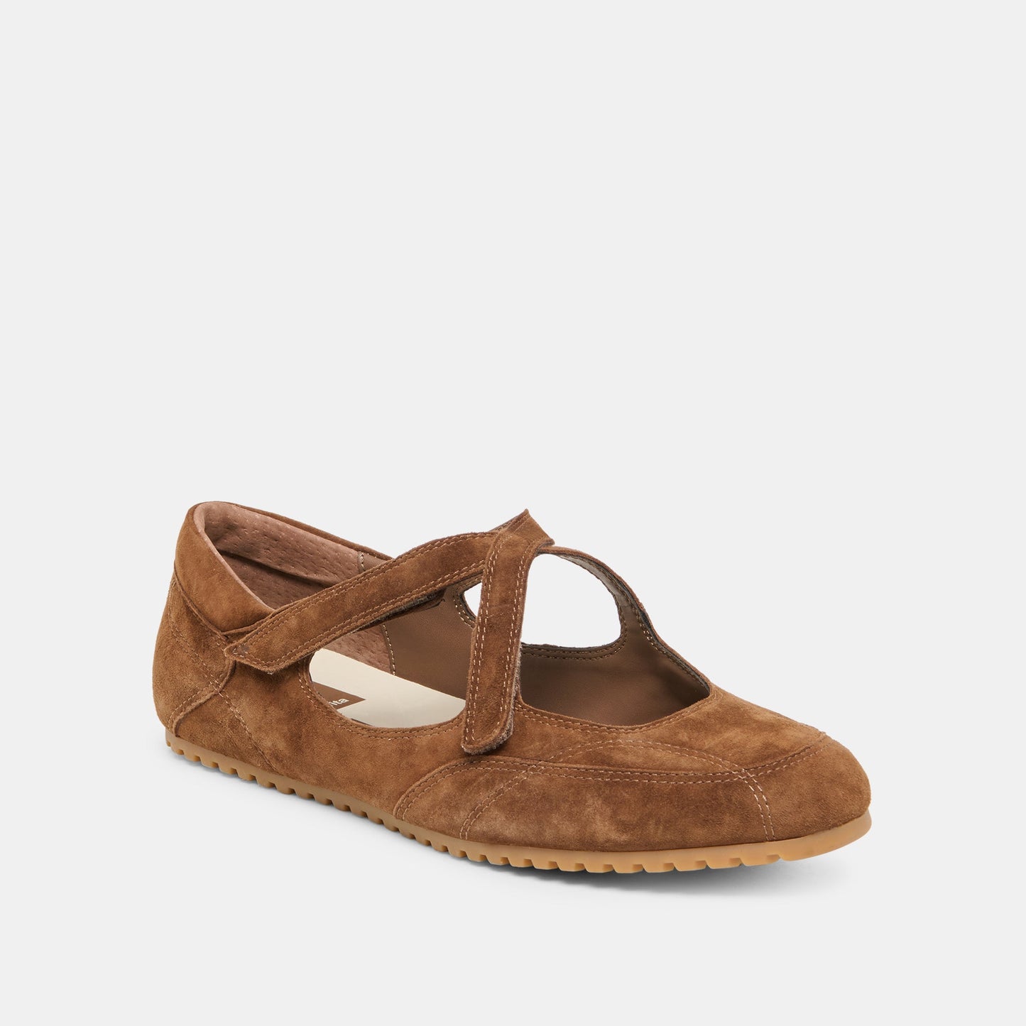 Dolce Vita YONO Cocoa Suede Ballet Sneaker Flats