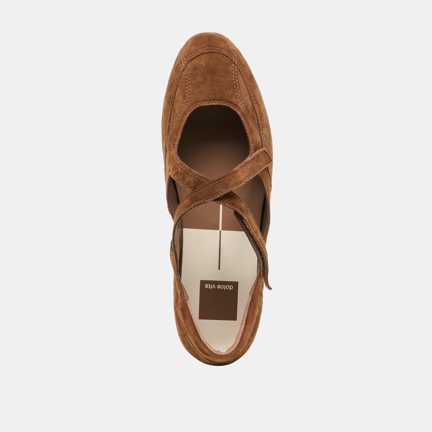 Dolce Vita YONO Cocoa Suede Ballet Sneaker Flats