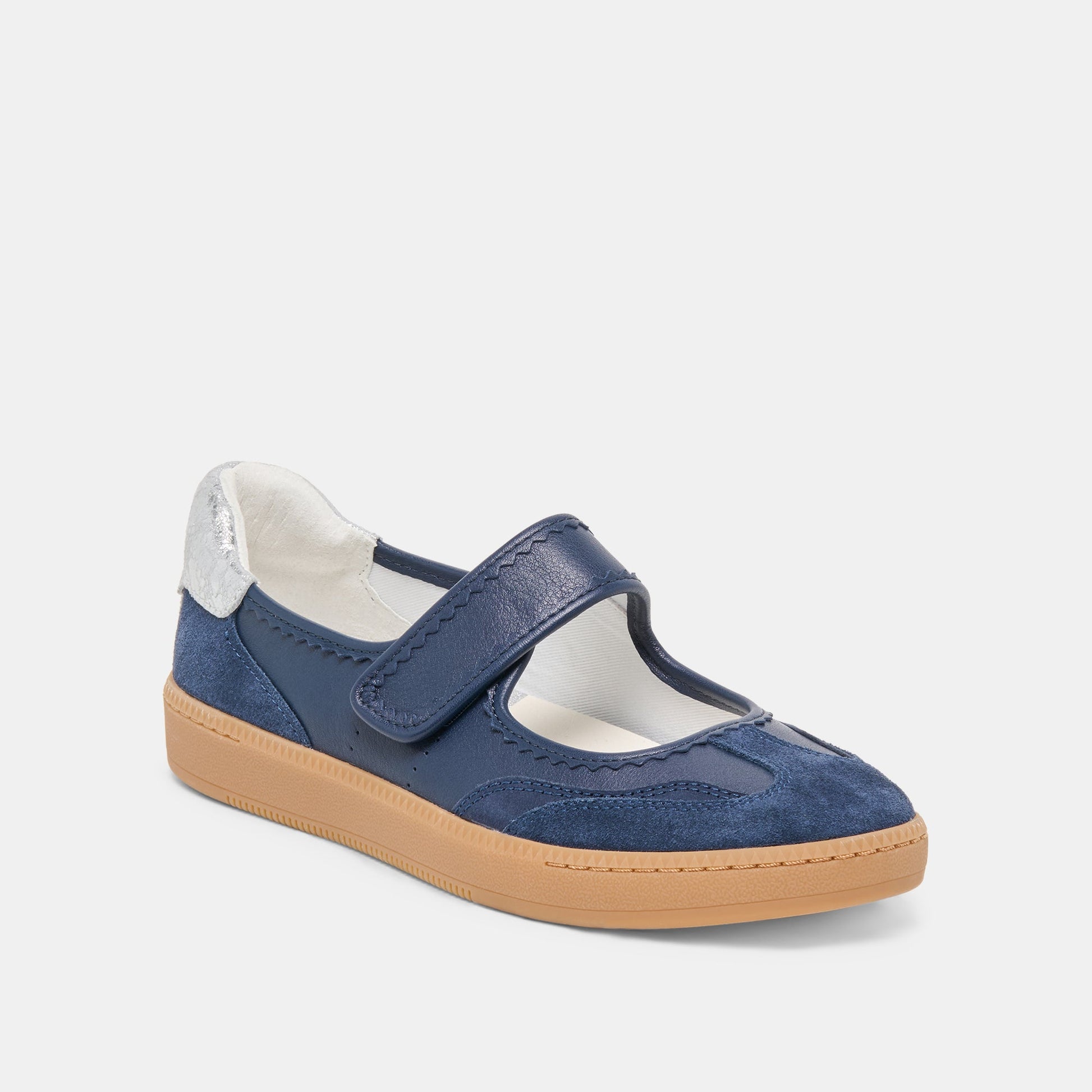 Dolce Vita NANET Dk Navy Suede Mary-Jane Ballet Sneakers