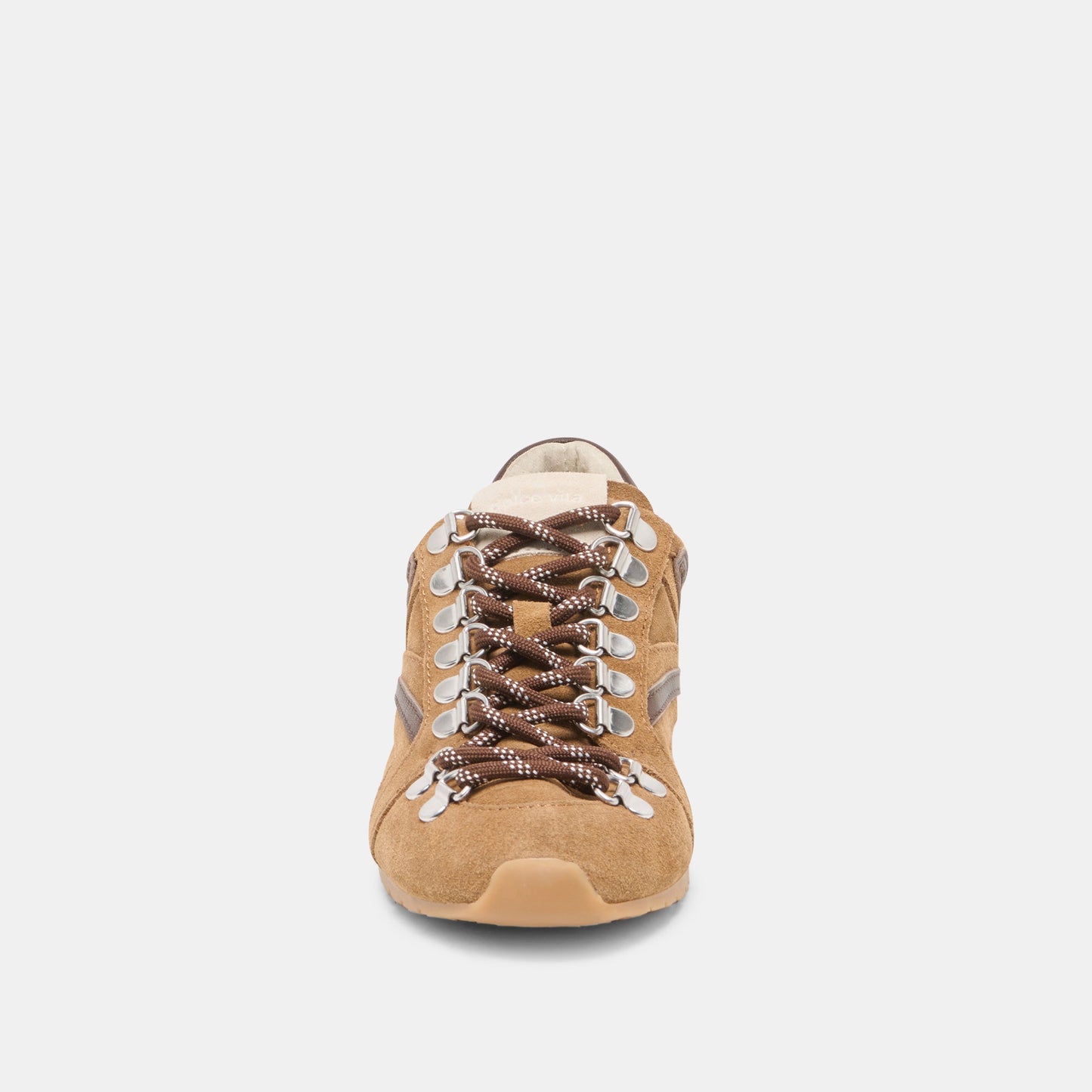 Dolce Vita DEACON Lt Brown Suede Lace-Up Sneakers