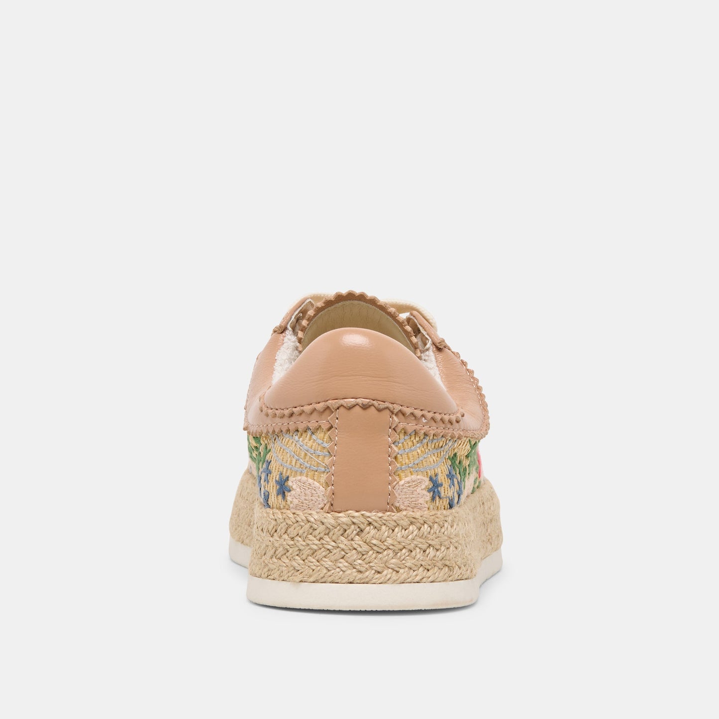 Dolce Vita Azalia Sand Floral Raffia Heels