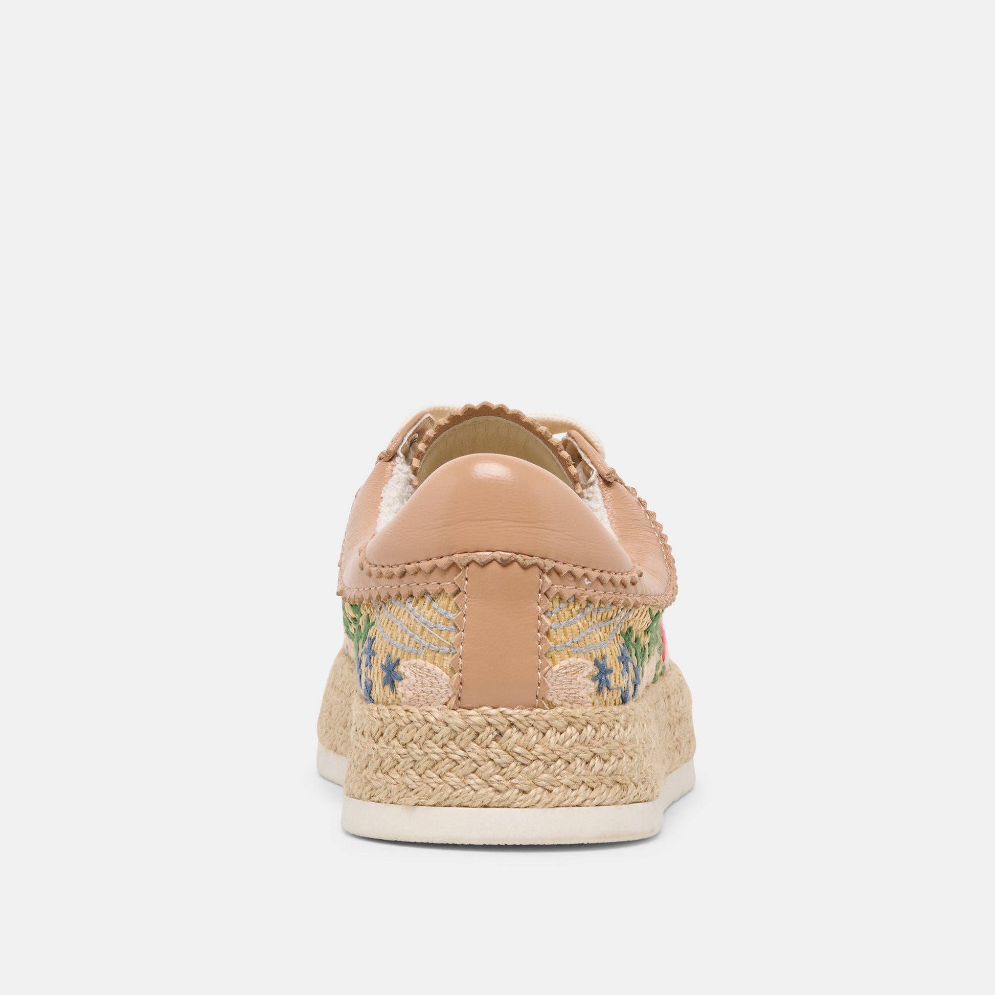 Dolce Vita Azalia Sand Floral Raffia Heels