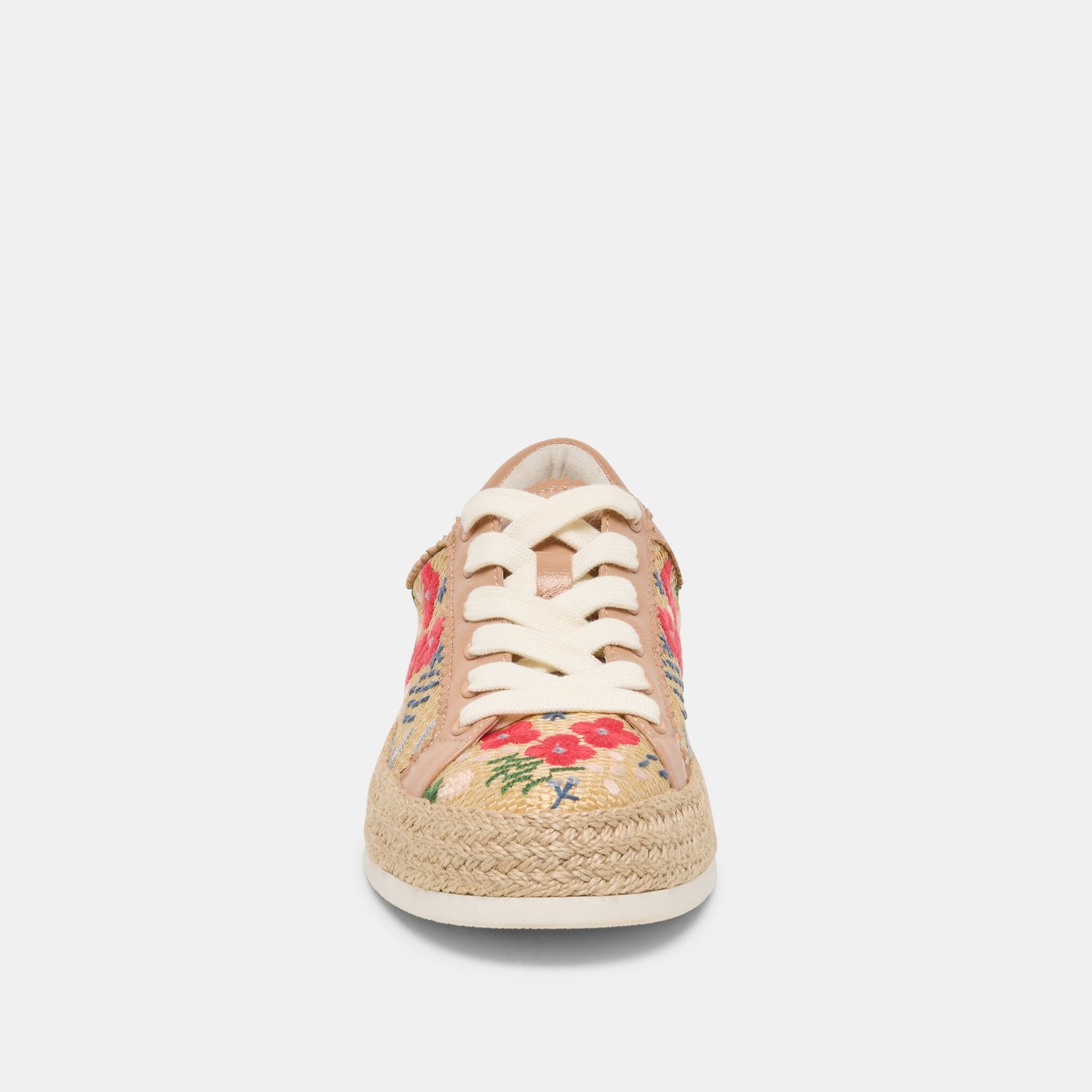 Dolce Vita Azalia Sand Floral Raffia Heels