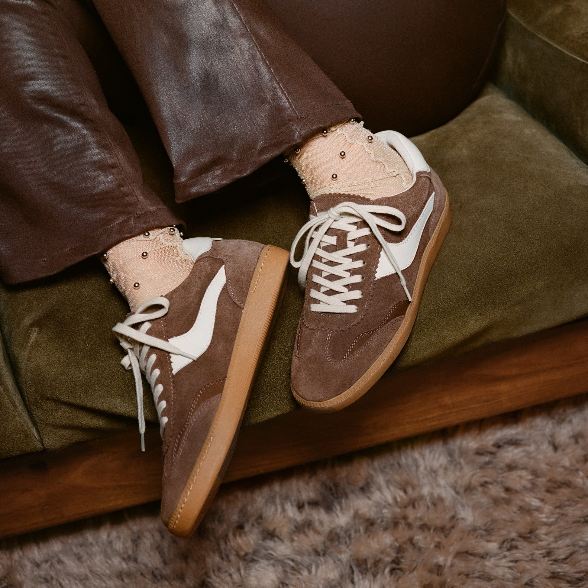 Dolce Vita NOTICE SNEAKERS DK BROWN SUEDE
 – Dolce Vita