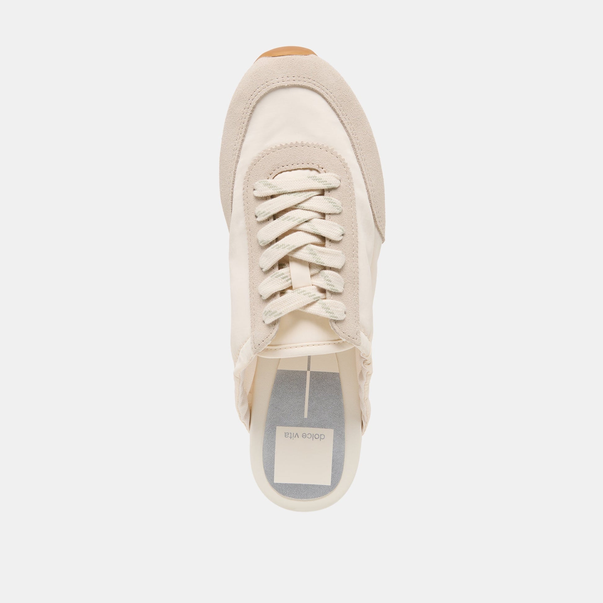 Dolce Vita Daris White Nylon Sneakers