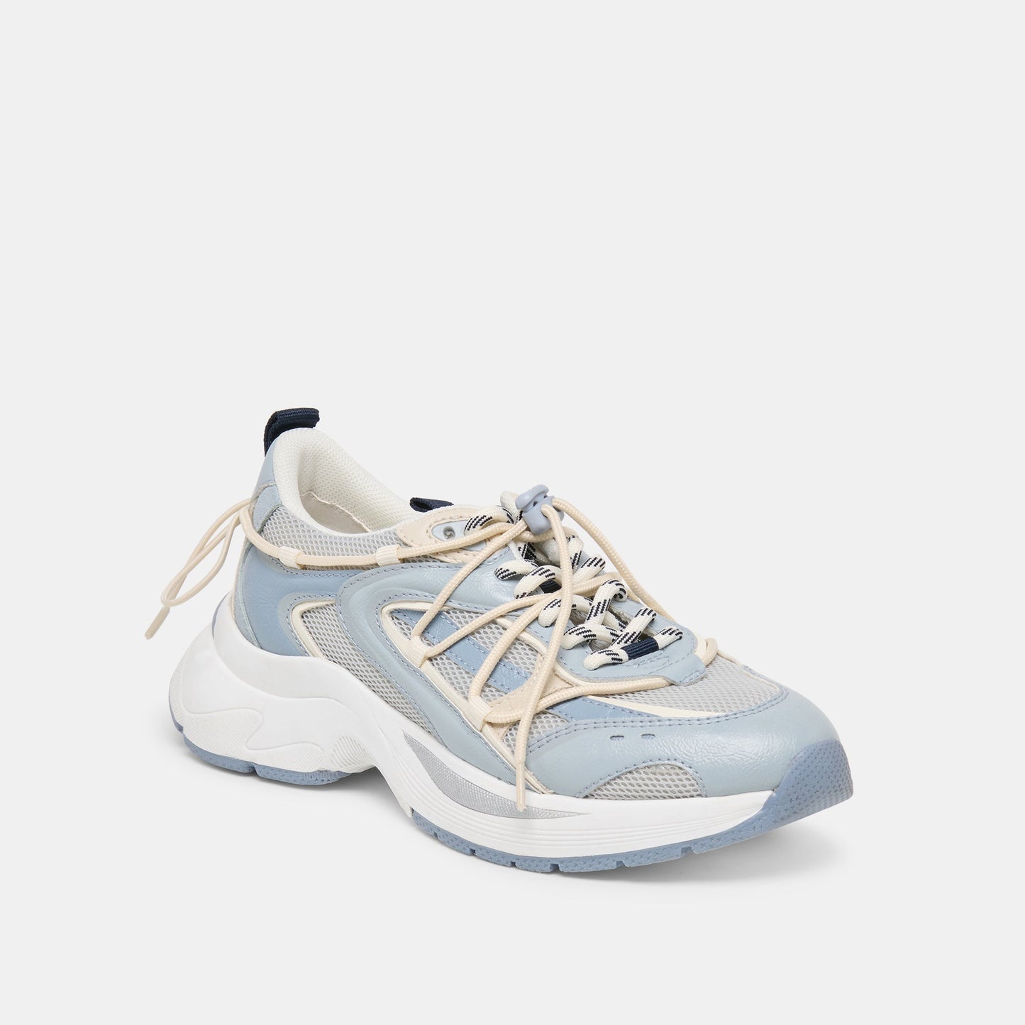 Dolce Vita Selmar Blue Multi Leather Sneakers