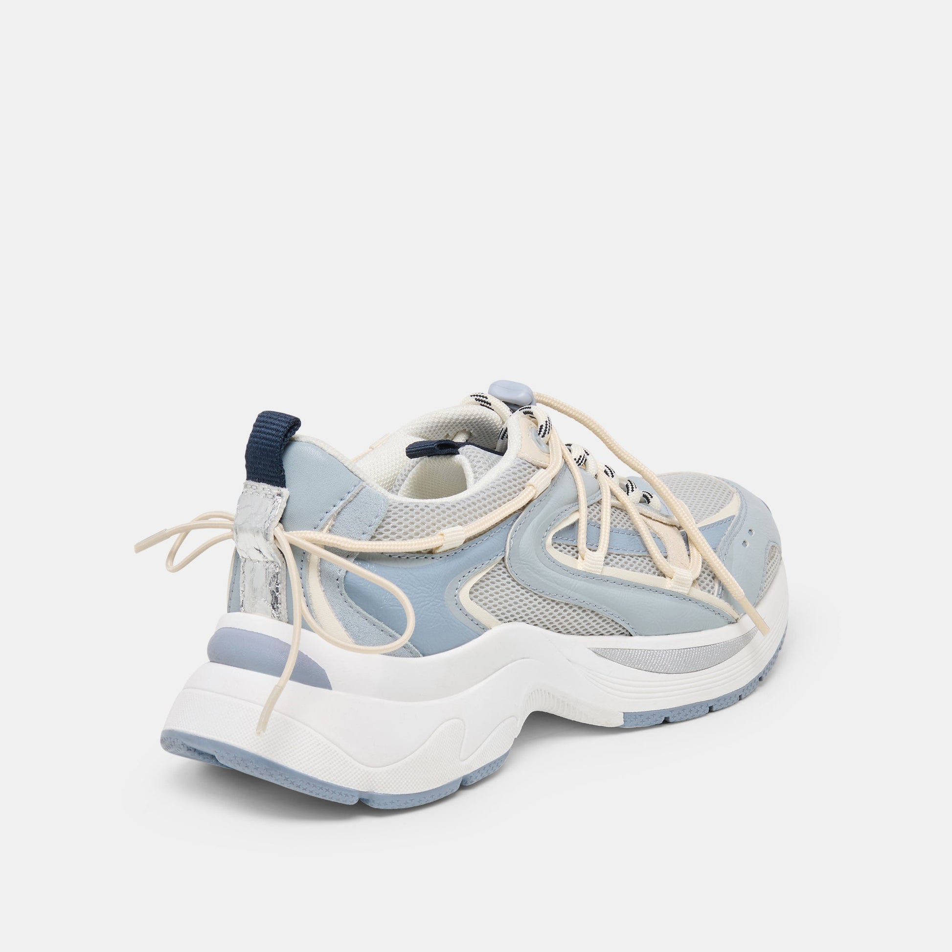Dolce Vita Selmar Blue Multi Leather Sneakers