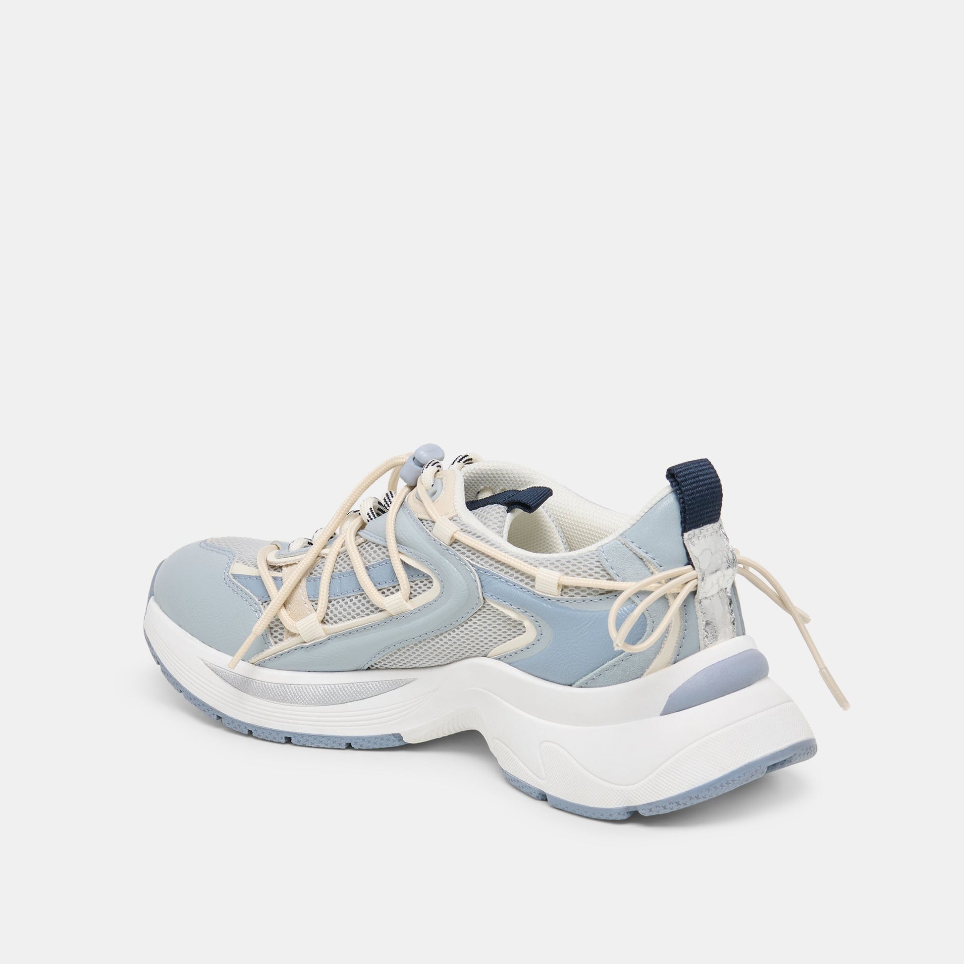 Dolce Vita Selmar Blue Multi Leather Sneakers