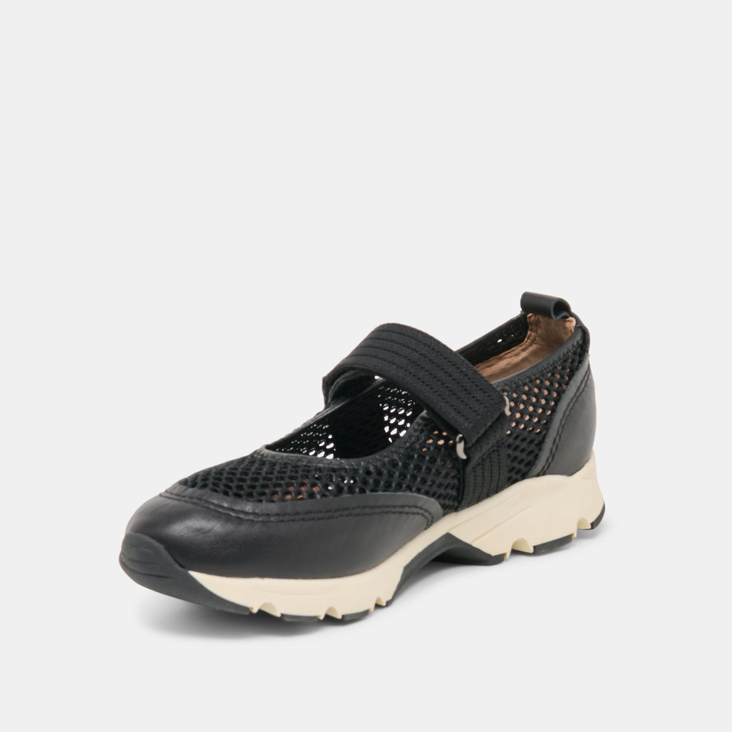 Dolce Vita Seline Black Mesh Sneakers