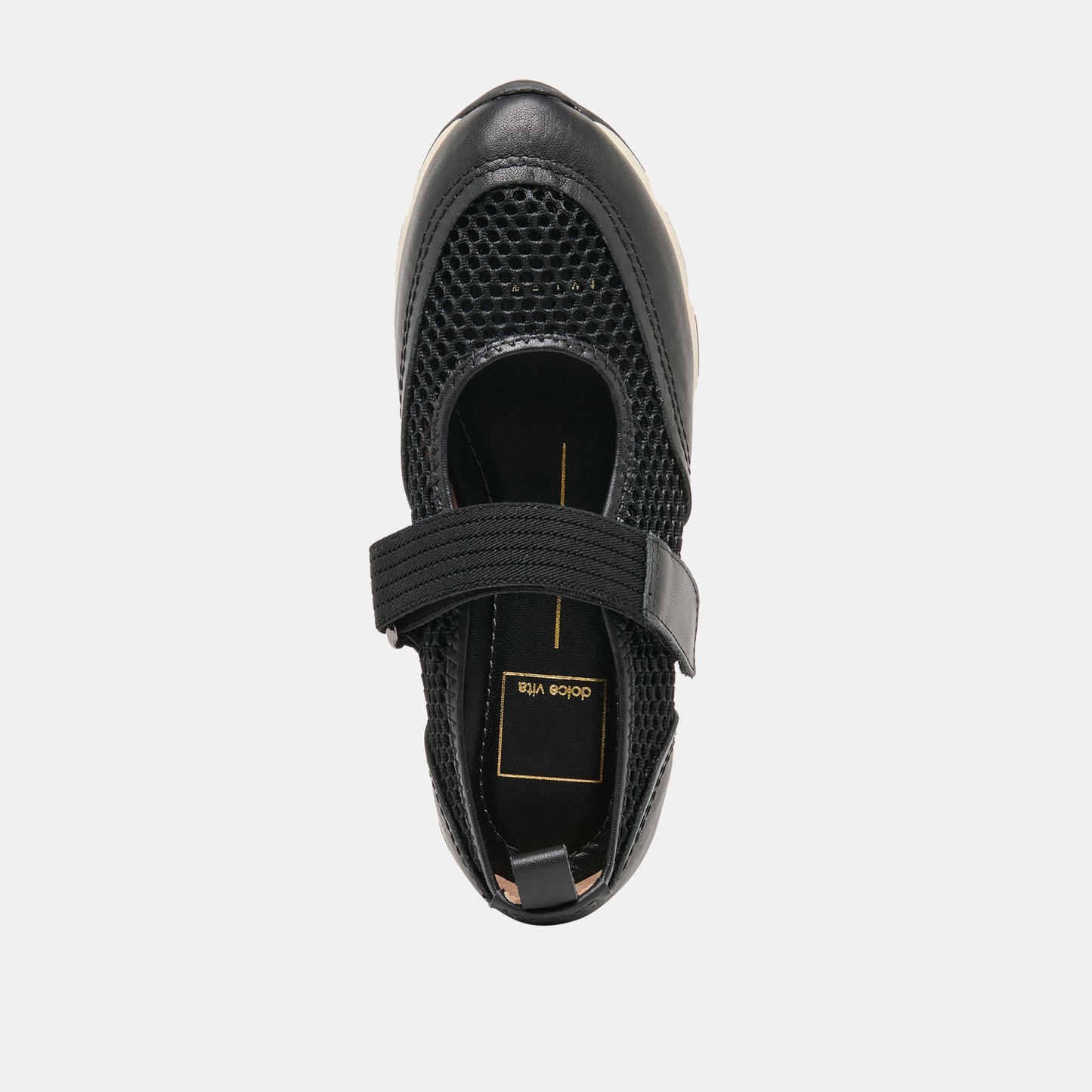 Dolce Vita Seline Black Mesh Sneakers