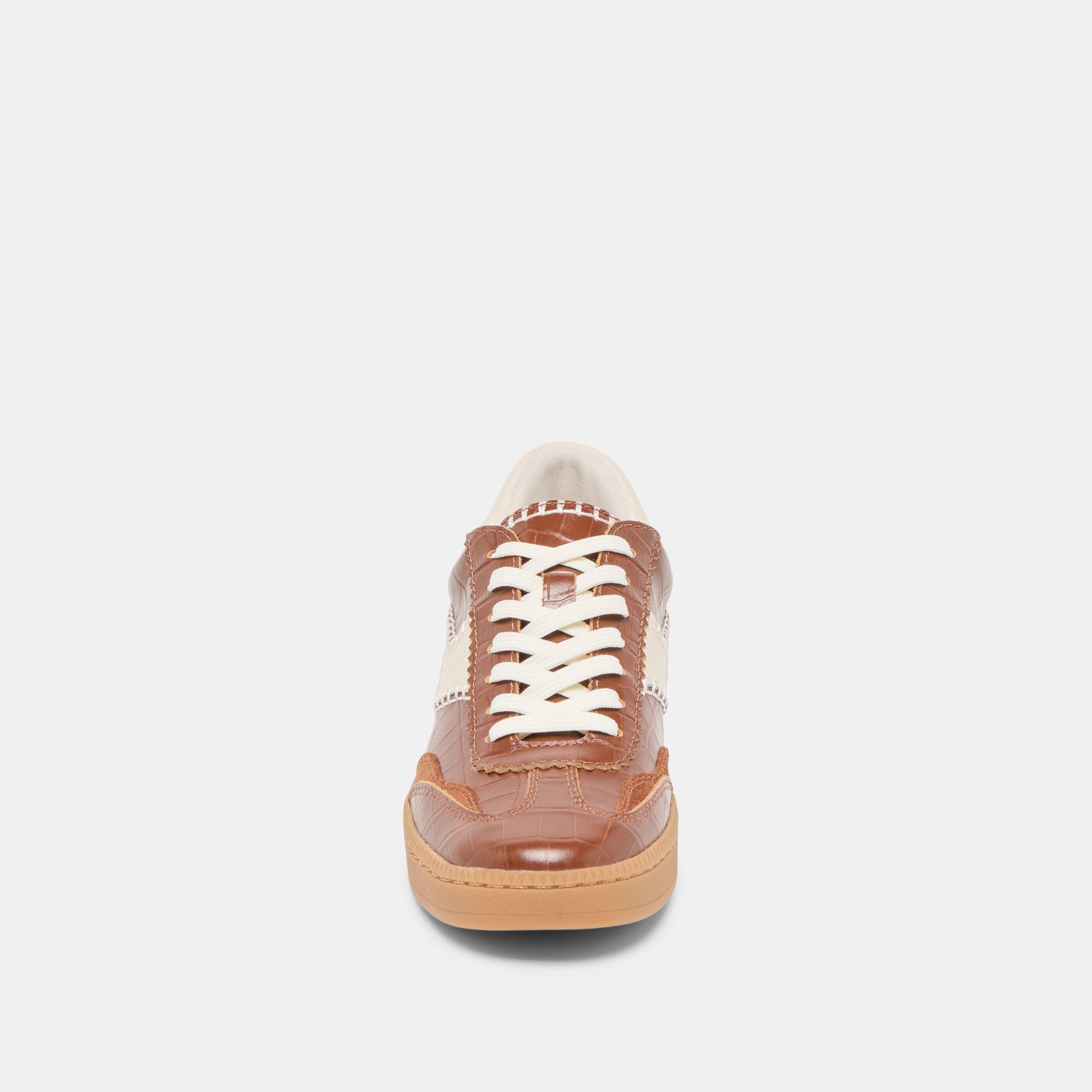 Dolce Vita NOTICE STITCH SNEAKERS COGNAC CROCO EMBOSSED LEATHER
 – Dolce Vita