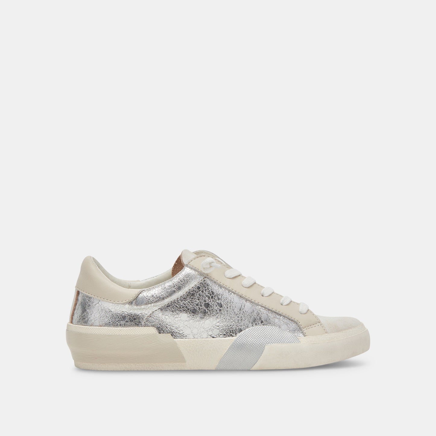 Dolce Vita Zina Sneakers Chrome Distressed Leather | Chrome Leather Sneakers
 – Dolce Vita