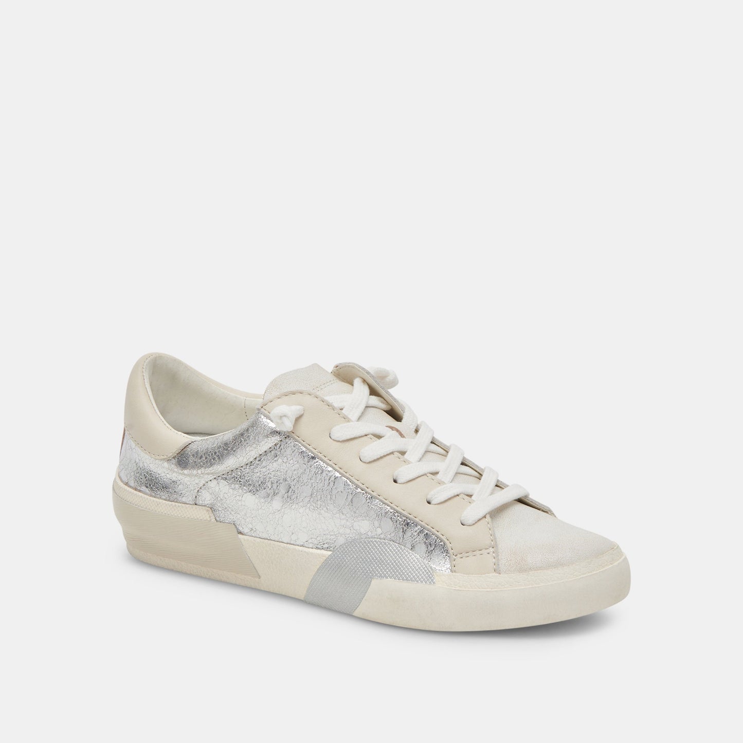 Dolce Vita Zina Sneakers Chrome Distressed Leather | Chrome Leather Sneakers
 – Dolce Vita