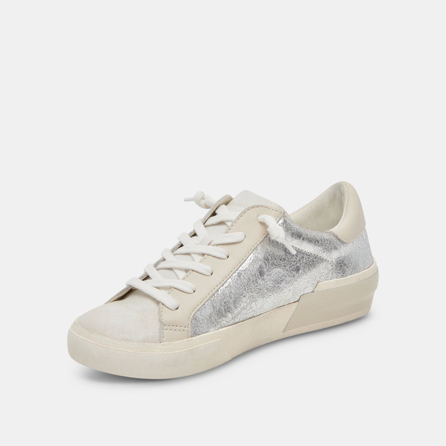 Dolce Vita Zina Sneakers Chrome Distressed Leather | Chrome Leather Sneakers
 – Dolce Vita