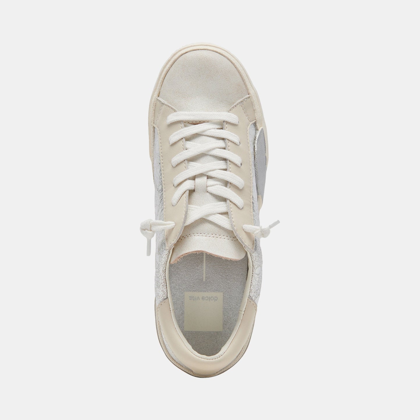 Dolce Vita Zina Sneakers Chrome Distressed Leather | Chrome Leather Sneakers
 – Dolce Vita