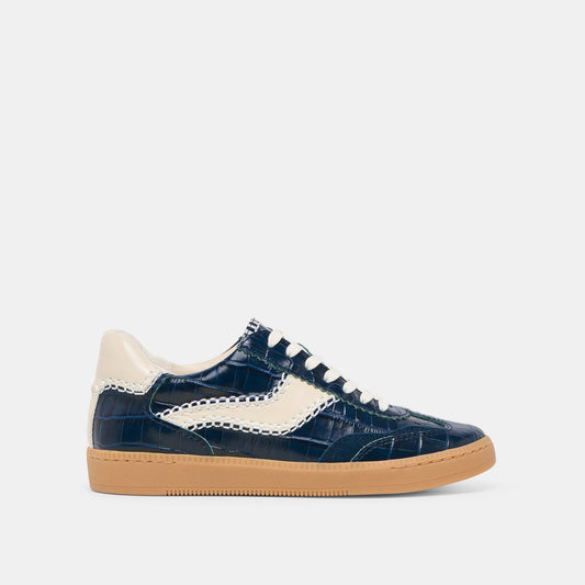 Dolce Vita NOTICE STITCH SNEAKERS INK CROCO EMBOSSED LEATHER
 – Dolce Vita