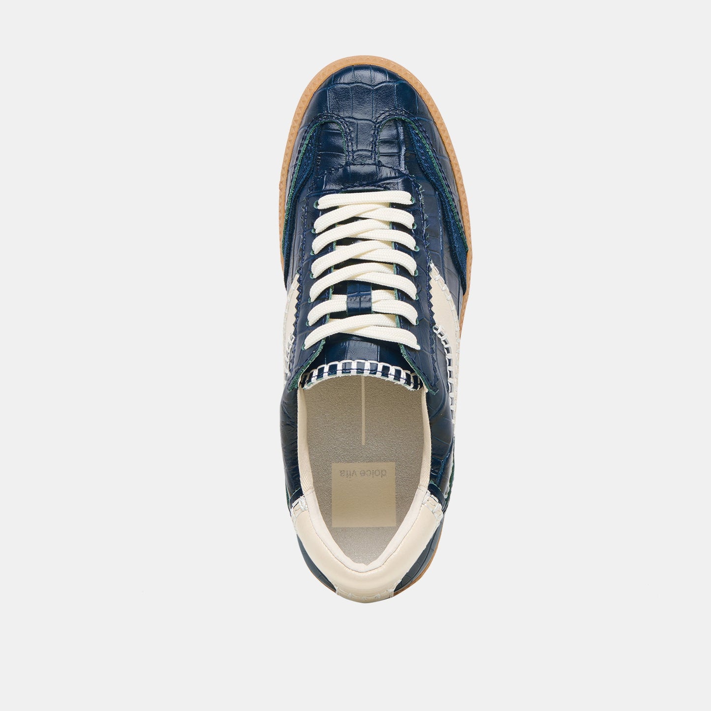 Dolce Vita NOTICE STITCH SNEAKERS INK CROCO EMBOSSED LEATHER
 – Dolce Vita