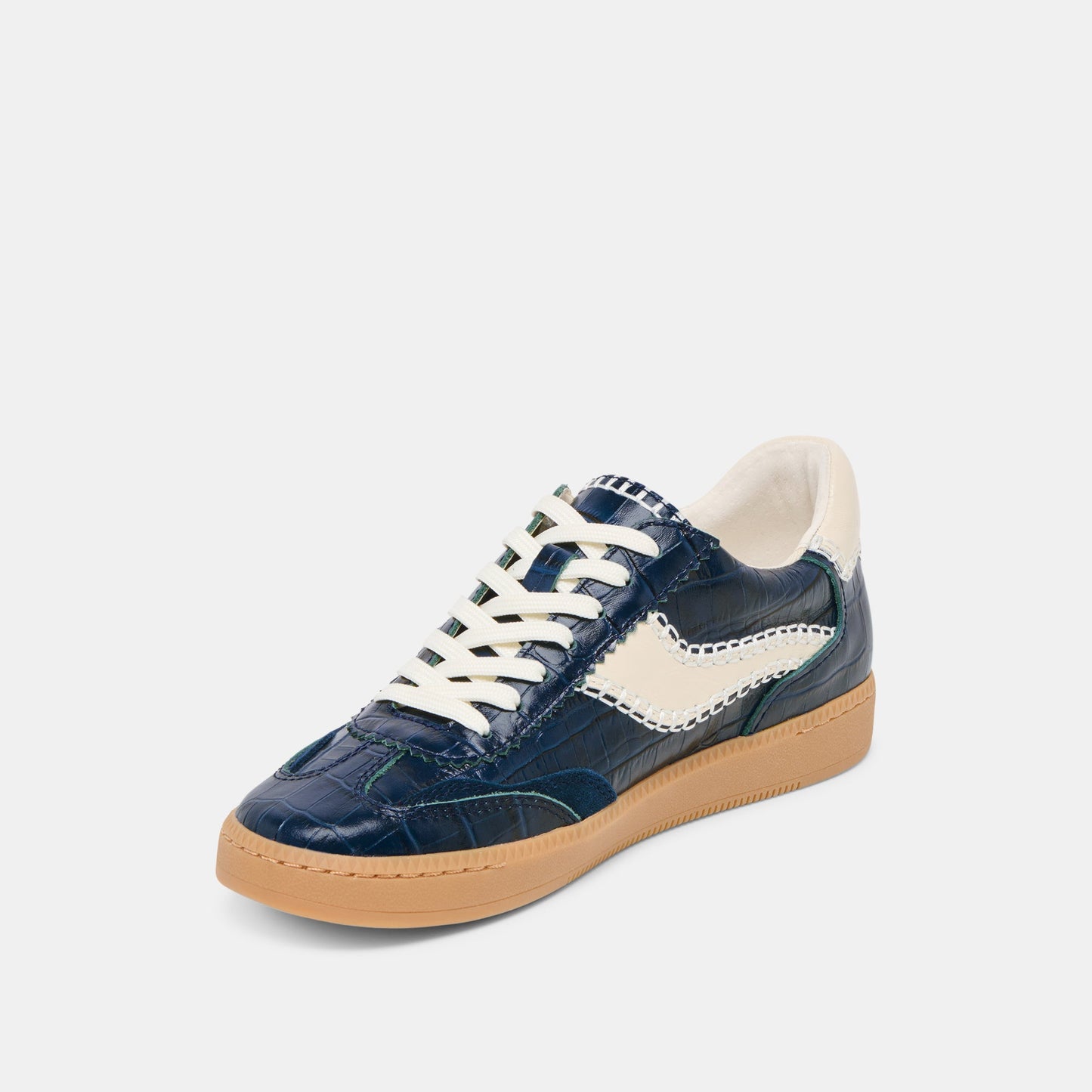 Dolce Vita NOTICE STITCH SNEAKERS INK CROCO EMBOSSED LEATHER
 – Dolce Vita