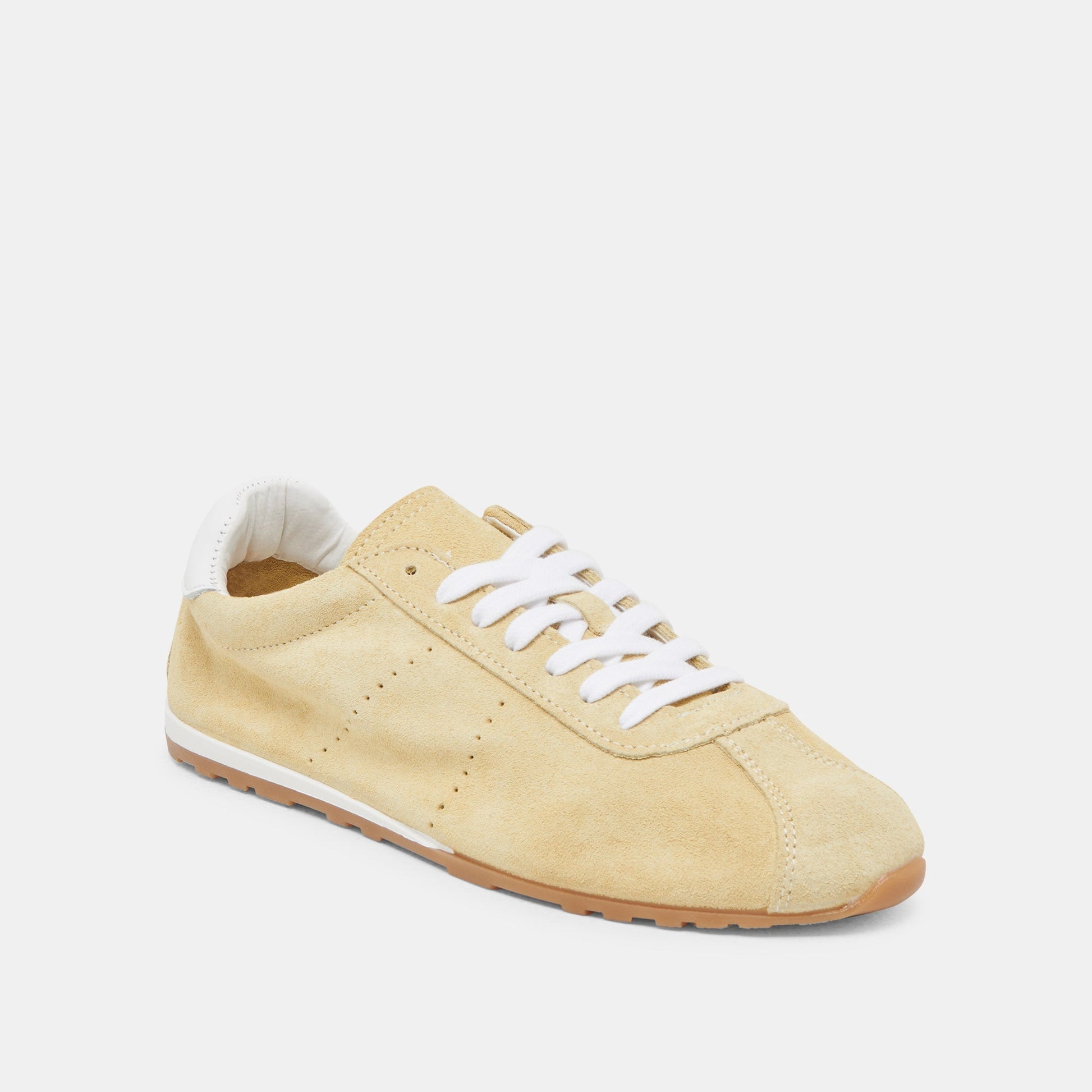 Dolce Vita Serina Yellow Suede Sneakers