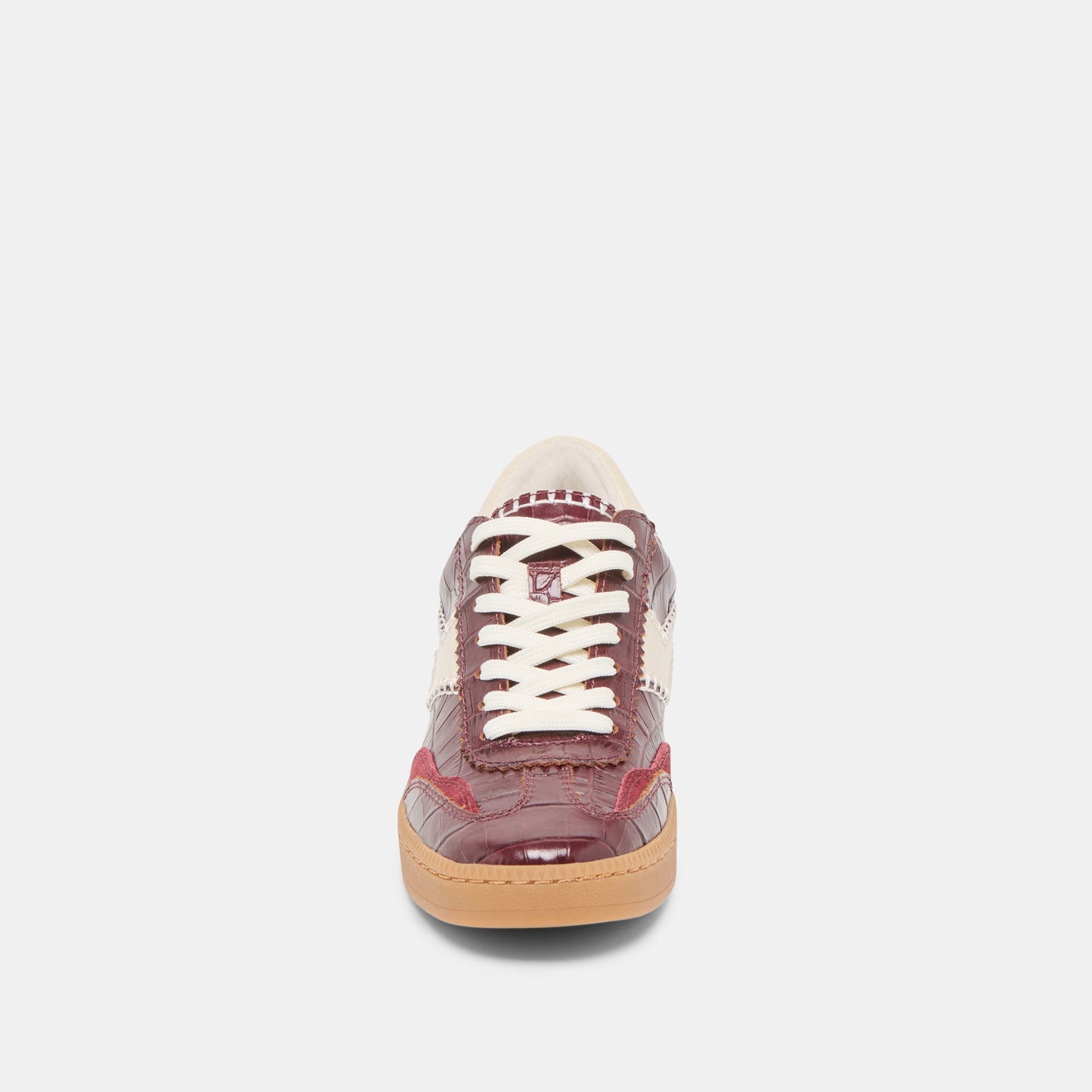 Dolce Vita NOTICE STITCH SNEAKERS OXBLOOD CROCO EMBOSSED LEATHER
 – Dolce Vita