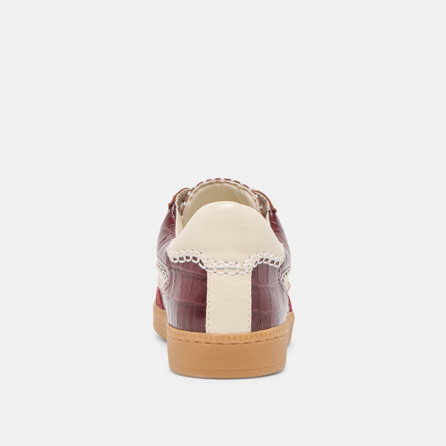 Dolce Vita NOTICE STITCH SNEAKERS OXBLOOD CROCO EMBOSSED LEATHER
 – Dolce Vita