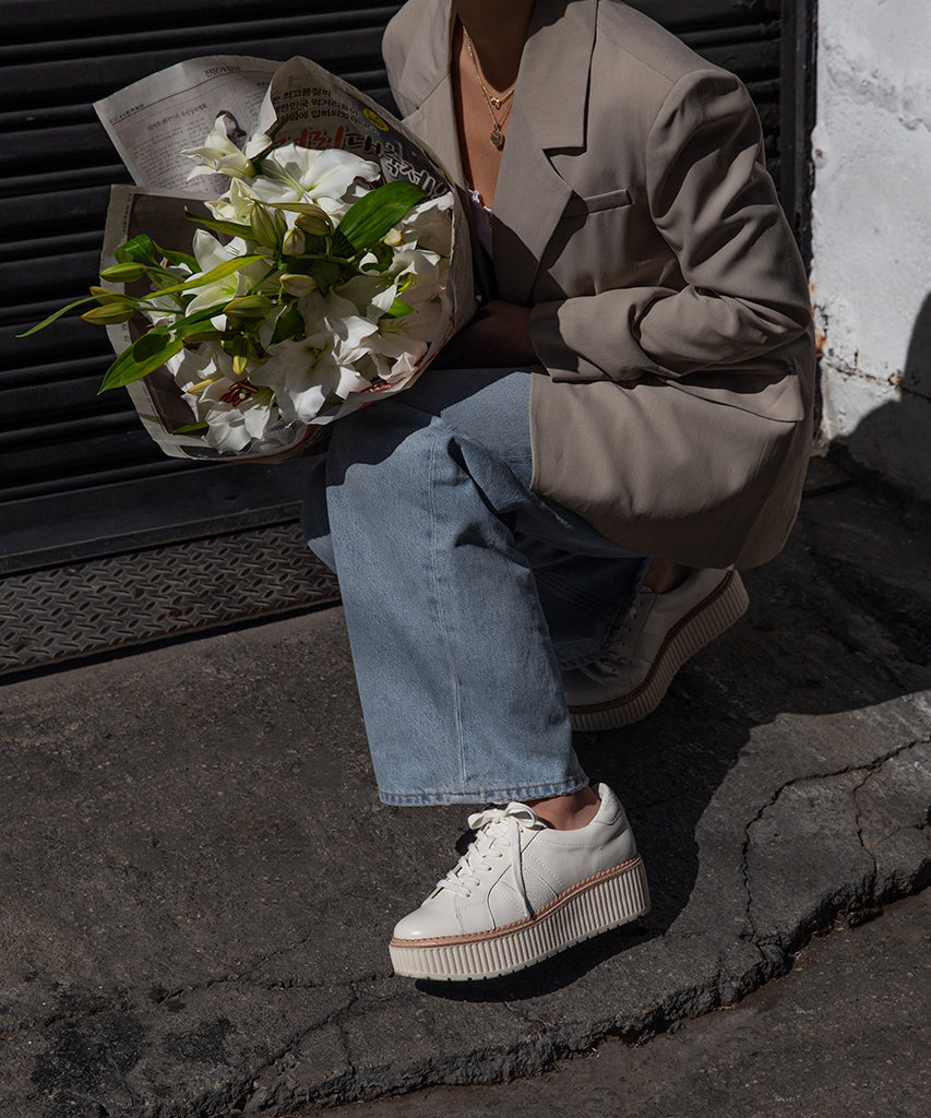Dolce Vita TIGER SNEAKERS WHITE LEATHER
 – Dolce Vita