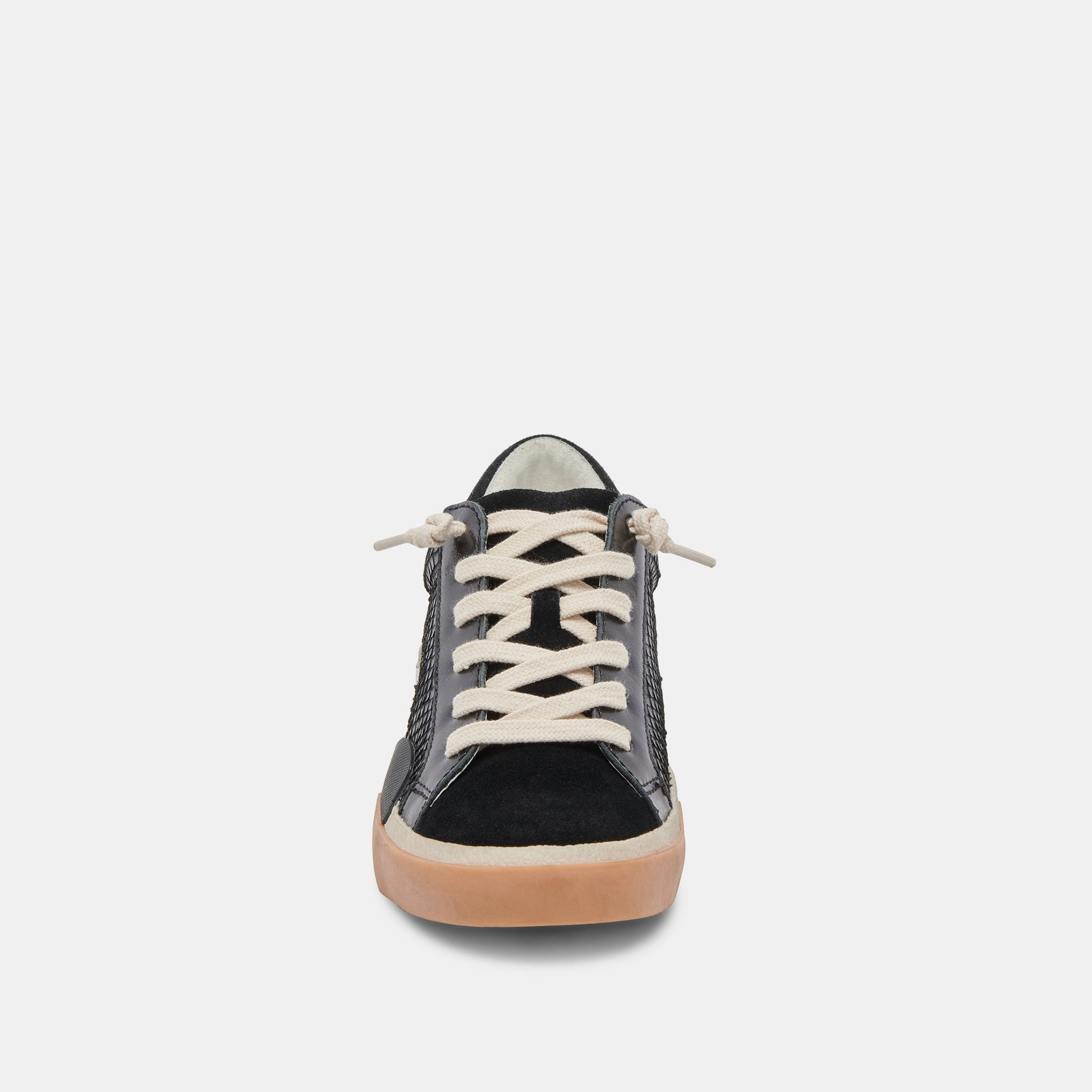 Dolce Vita Zina Sneakers Onyx Embossed Leather | Women's Sneakers
 – Dolce Vita
