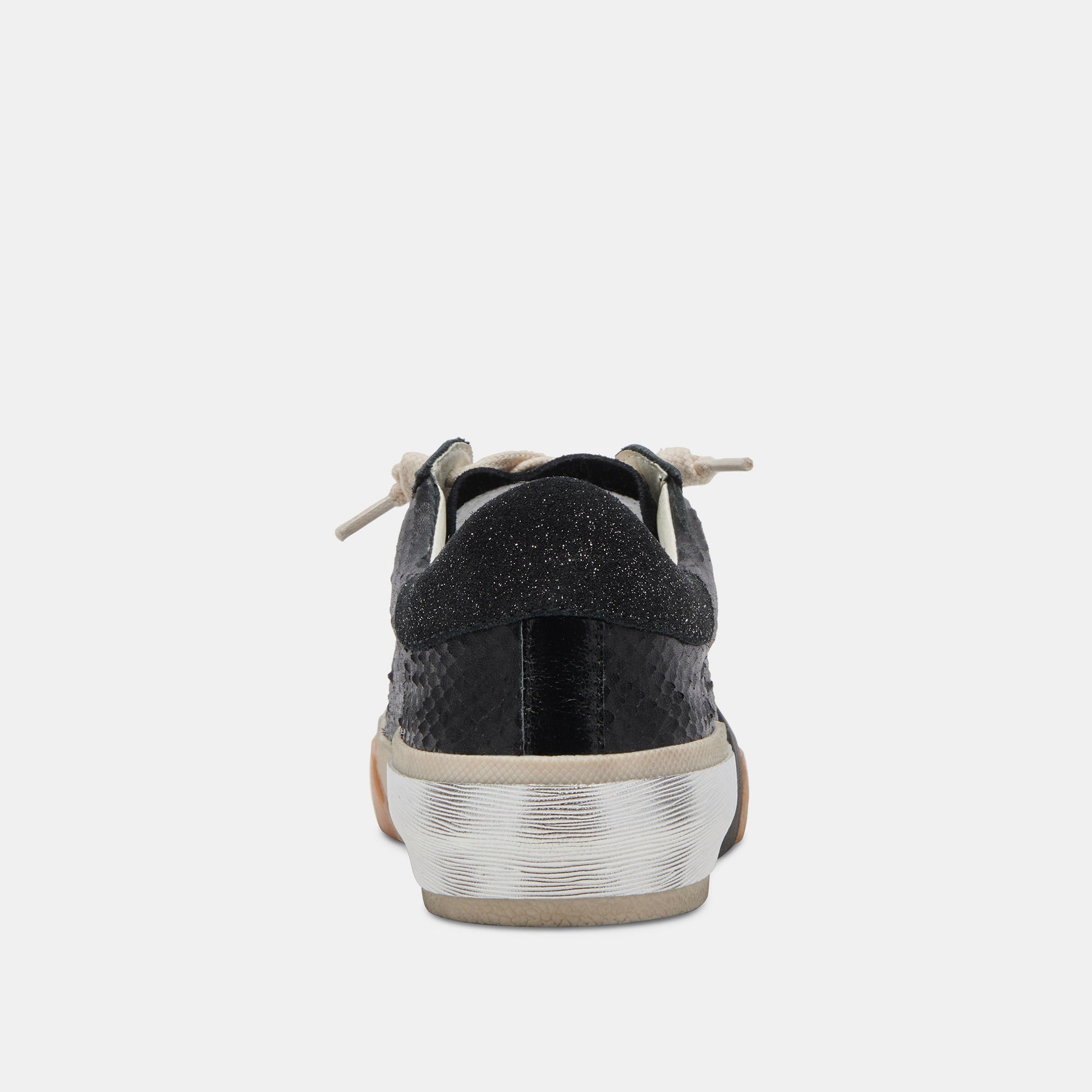 Dolce Vita Zina Sneakers Onyx Embossed Leather | Women's Sneakers
 – Dolce Vita